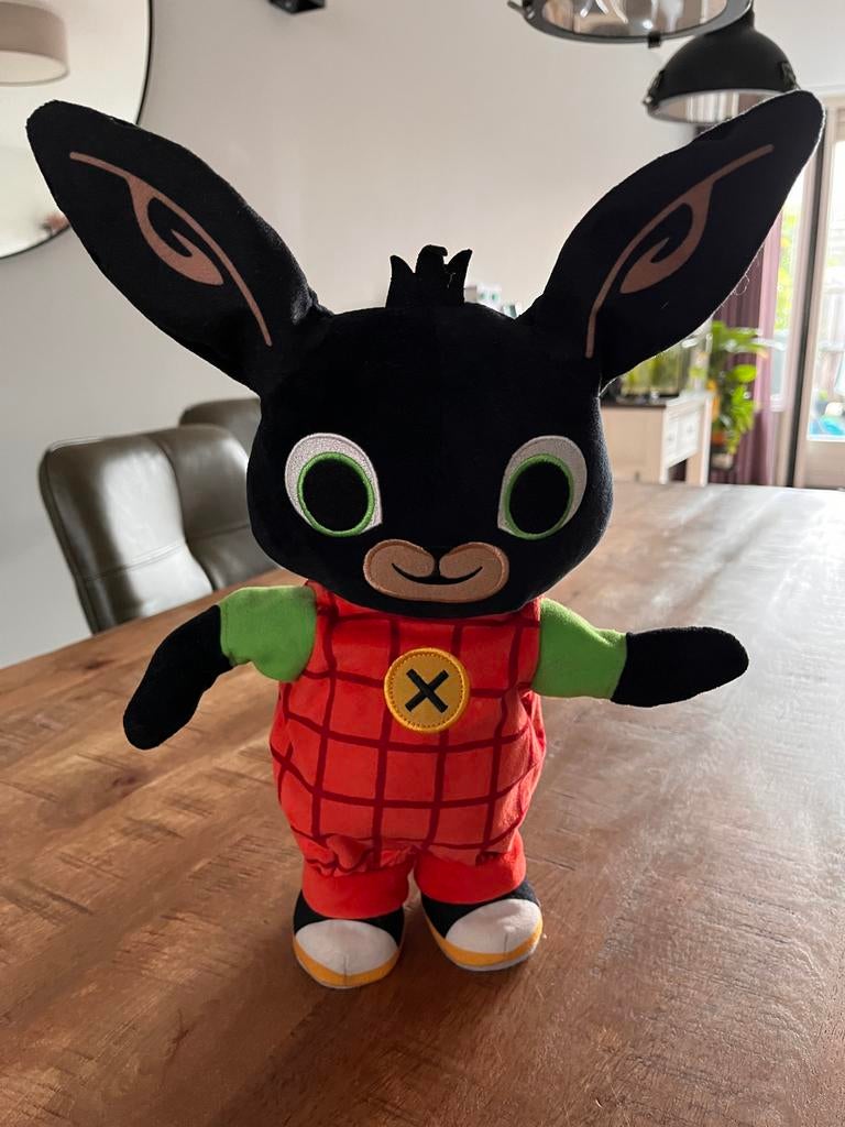 Dansende Bing Konijn Knuffel - Zo goed als nieuw, Overige merken, Overige karakters, Konijn, Zwart