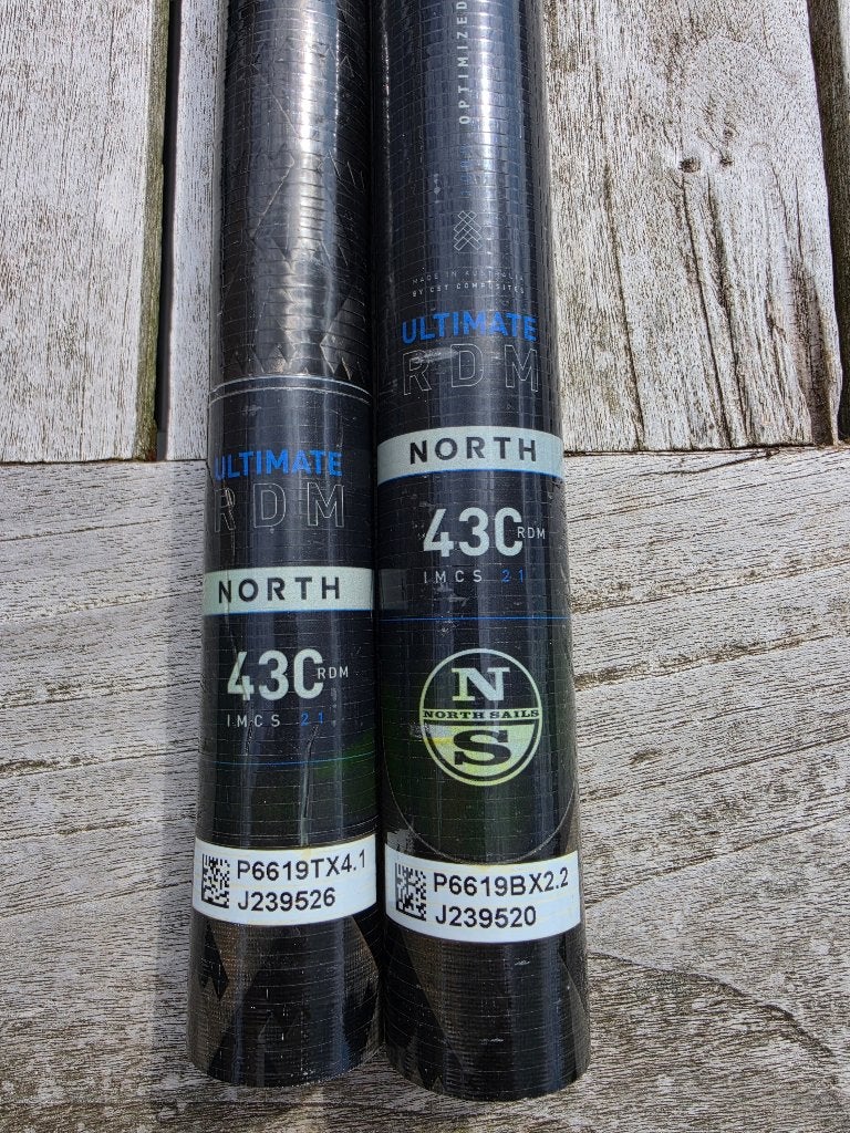 North Sails RDM 430 Ultimate Optima CC, Ophalen, Met draagtas, 250 tot 300 cm, 5 tot 6.5 m²