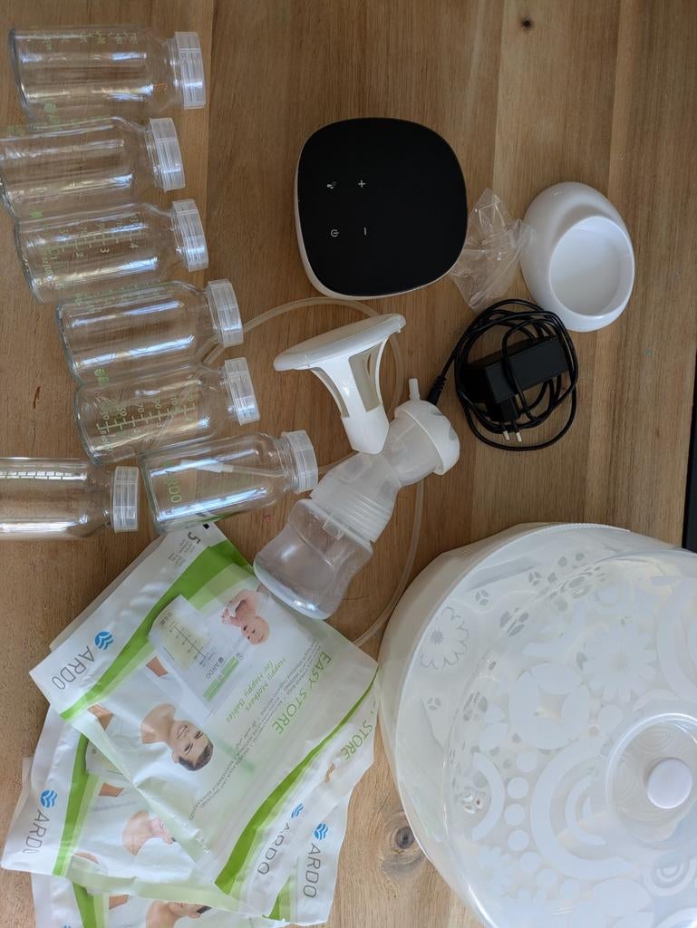 Horigen Grace elektrische borstkolf + accessoires, Kinderen en Baby's, Babyvoeding en Toebehoren, Zo goed als nieuw, Borstkolf