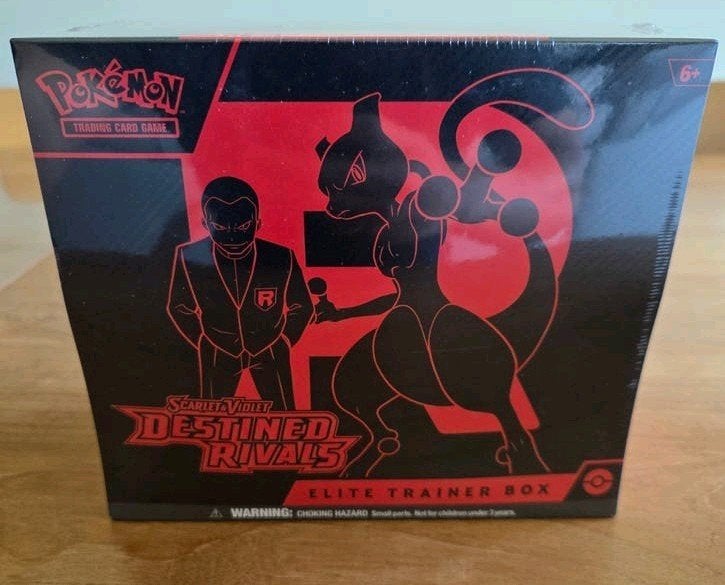 Pokémon Scarlet & Violet Destined Rivals ETB sealed, Ophalen of Verzenden, Nieuw, Boosterbox