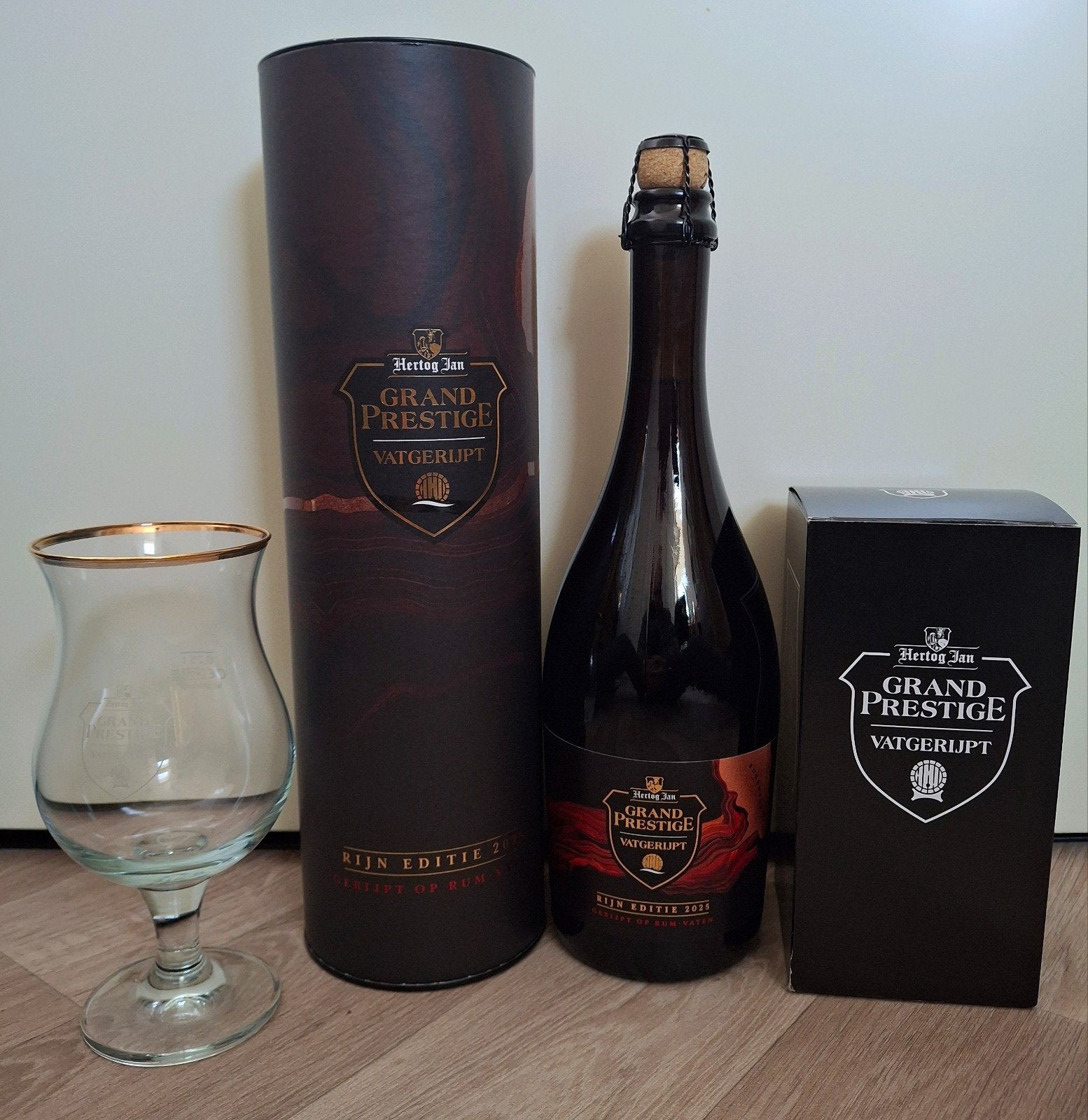 Hertog Jan Grand Prestige Vatgerijpt 2025 - Rum Editie, Ophalen of Verzenden, Nieuw, Flesje(s), Hertog Jan
