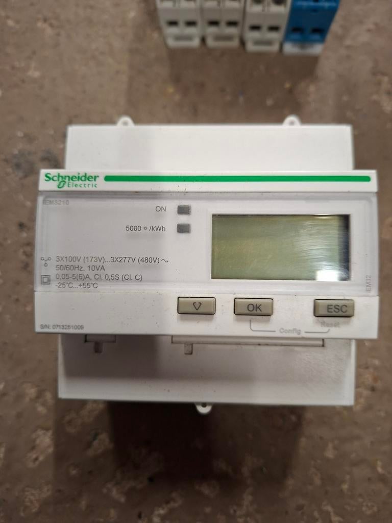 Schneider Electric Acti9 iEM3210 energiemeter, Schneider, Overige typen, Ophalen of Verzenden, Zo goed als nieuw