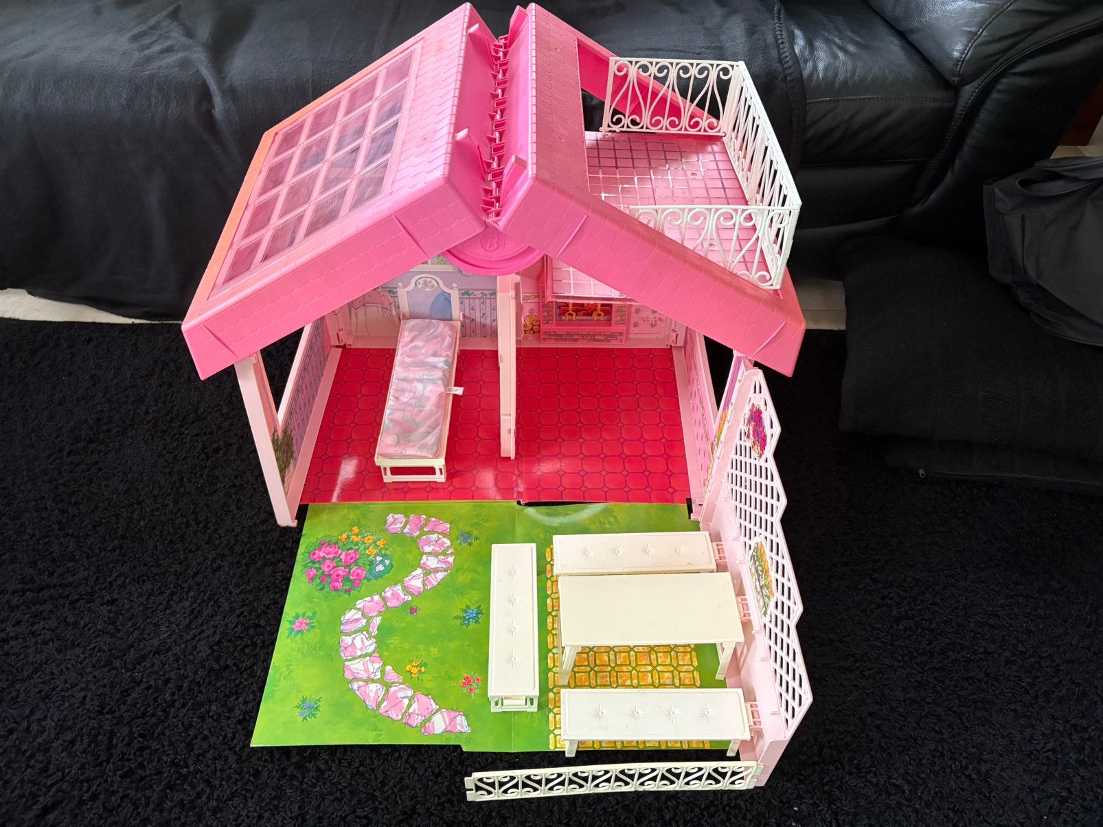 Barbie poppenhuis(koffer) Vintage jaren ‘90, Ophalen, Gebruikt, Kunststof