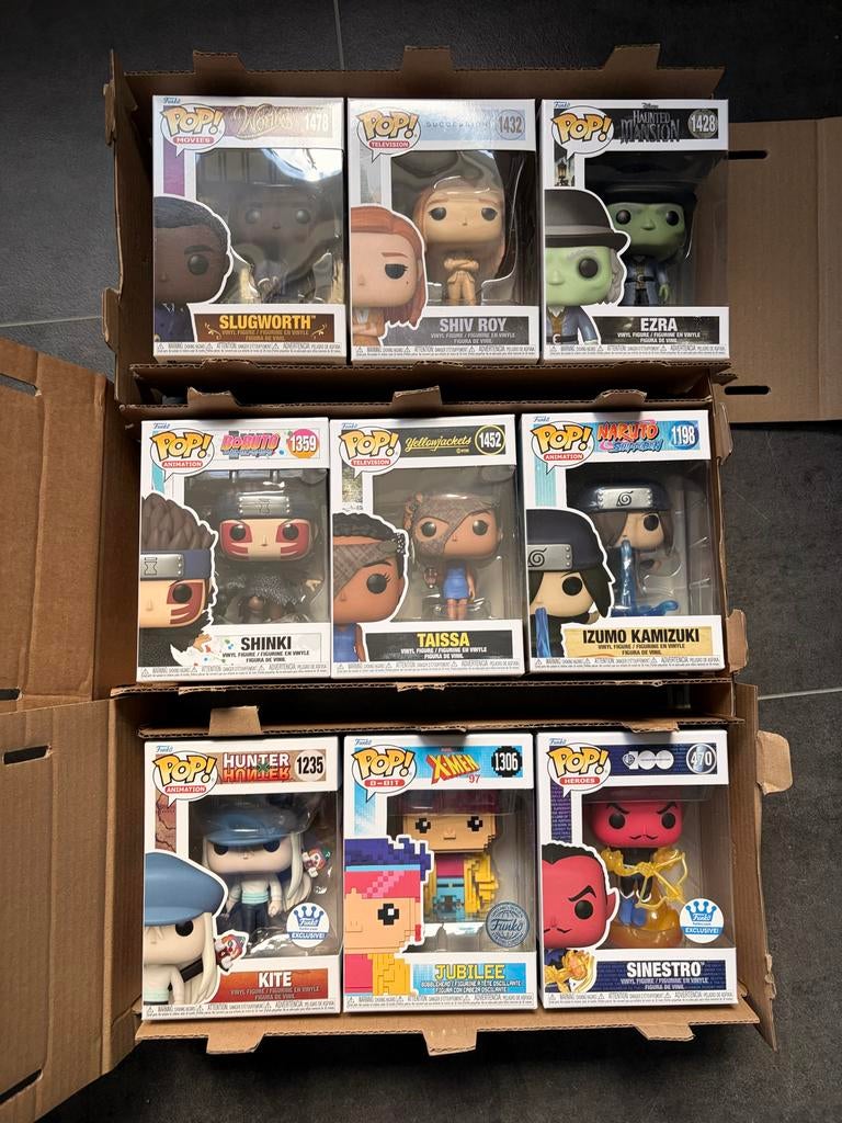Verzameling van diverse Funko Pop! figuren, Ophalen of Verzenden, Nieuw