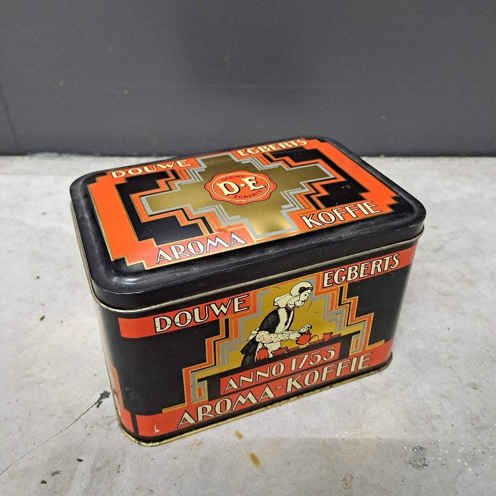 blik Douwe Egberts, Ophalen of Verzenden, Gebruikt, Overige, Douwe Egberts