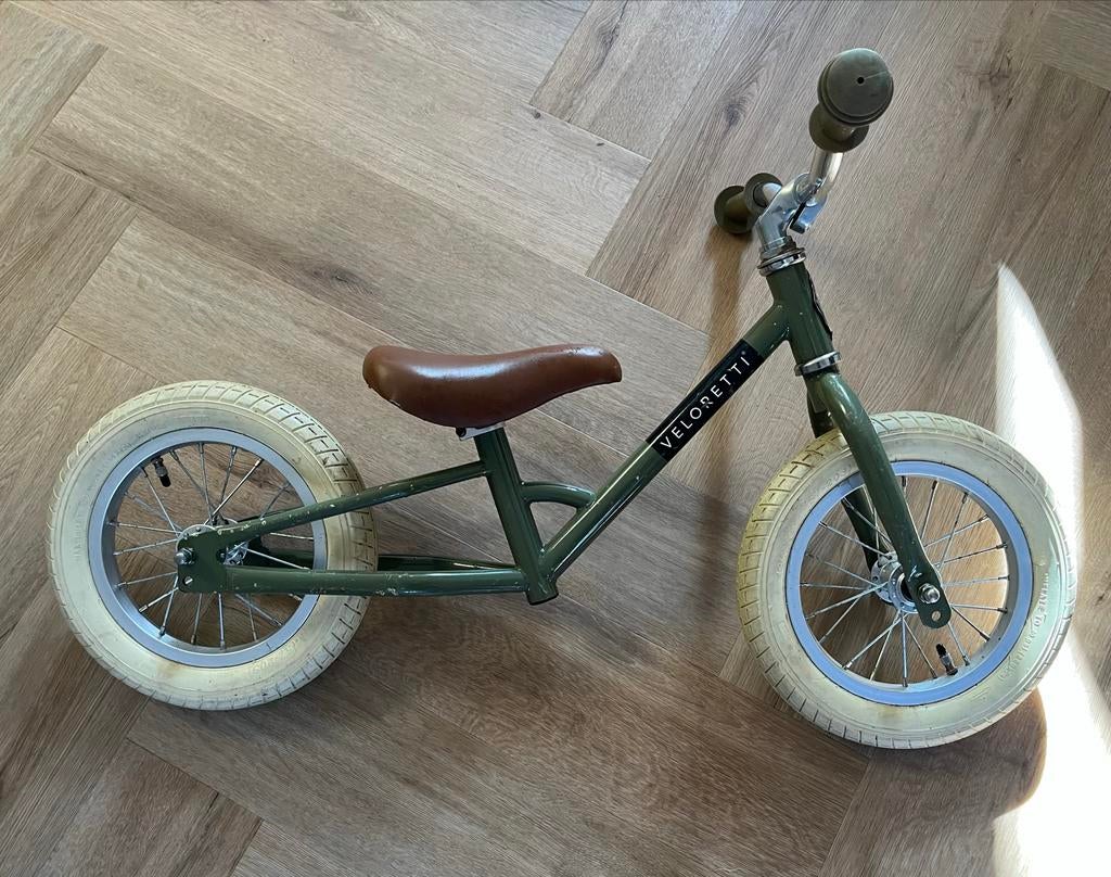 Veloretti loopfiets groen, Ophalen, Zo goed als nieuw, Loopfiets