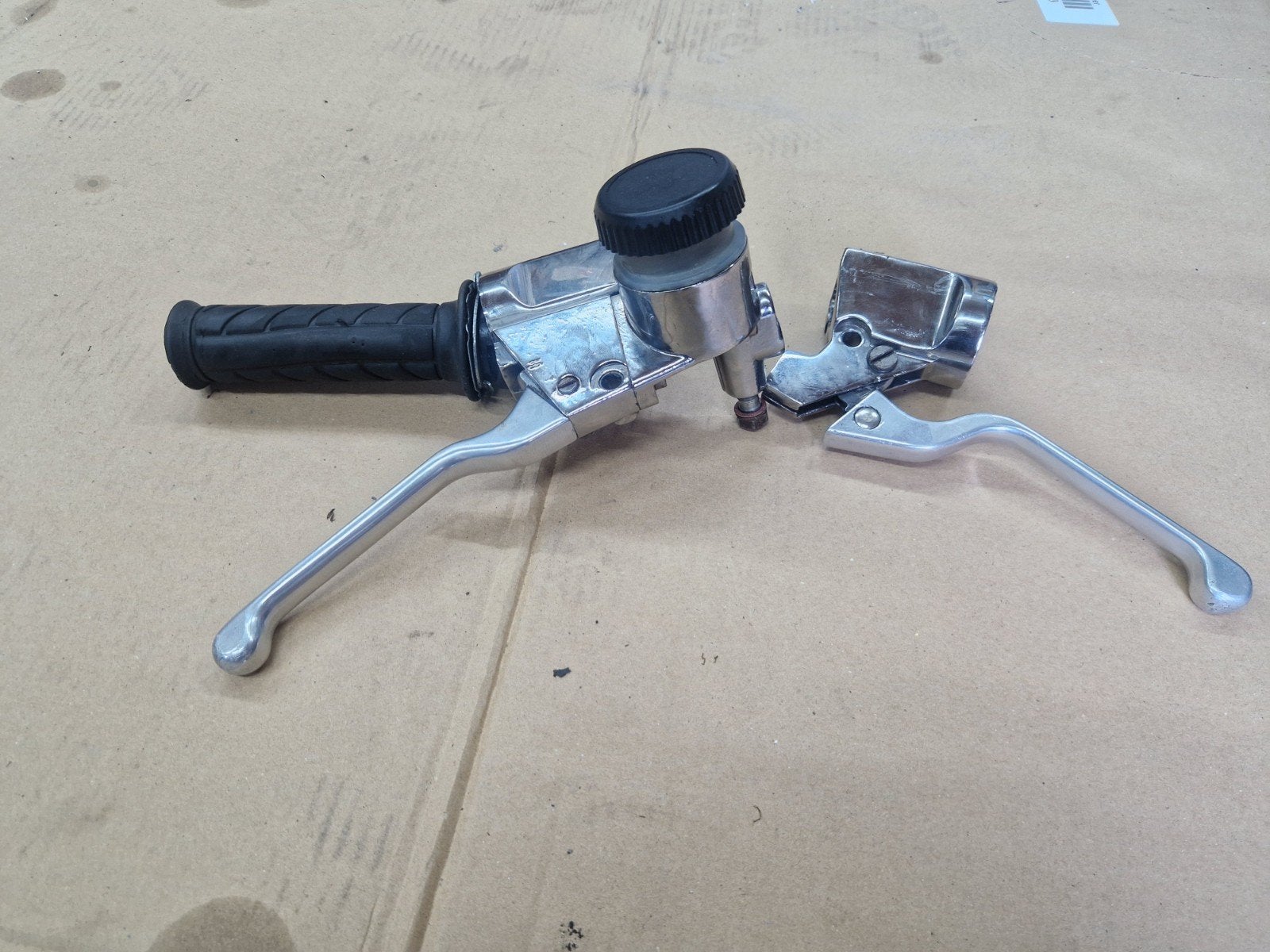 Magura schijfremhendel met koppelinghendel chrome, Ophalen of Verzenden, Gebruikt, Overige typen