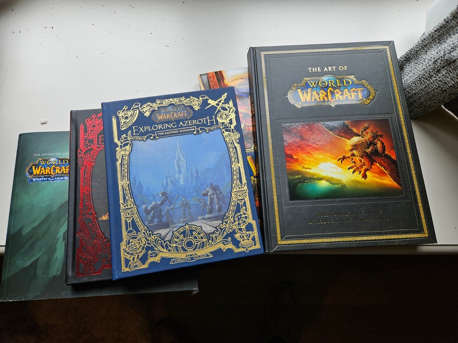 Set 5 World of Warcraft boeken, Ophalen