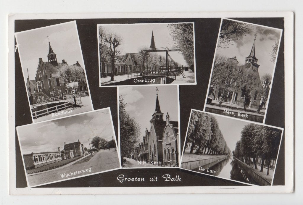 102 Balk 1960 Militaire Kaart De Luts Wijchelerweg Ossebrug, Verzenden, 1960 tot 1980, Gelopen, Friesland