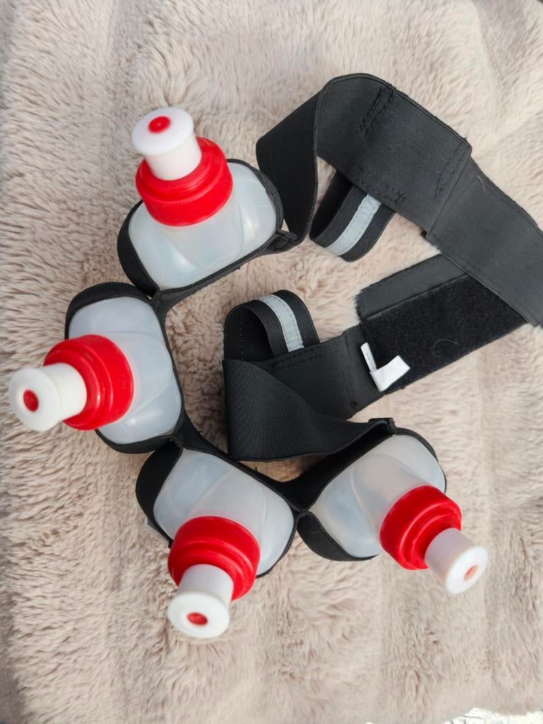 Hardloop drinkgordel met 4 bidons, Ophalen of Verzenden, Gebruikt