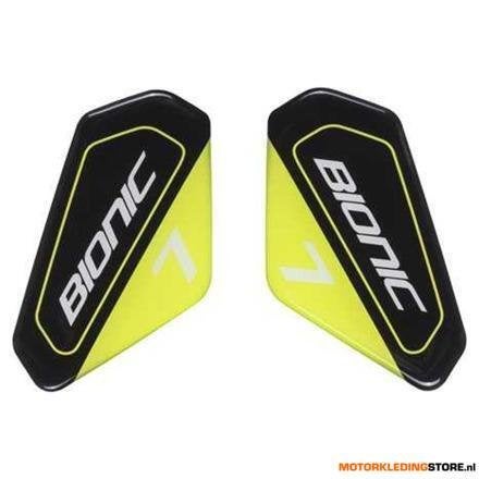 Alpinestars BIONIC 7 KNEE BRACES STICKER SET, Zwart-Geel-Wit, Ophalen of Verzenden, Nieuw met kaartje