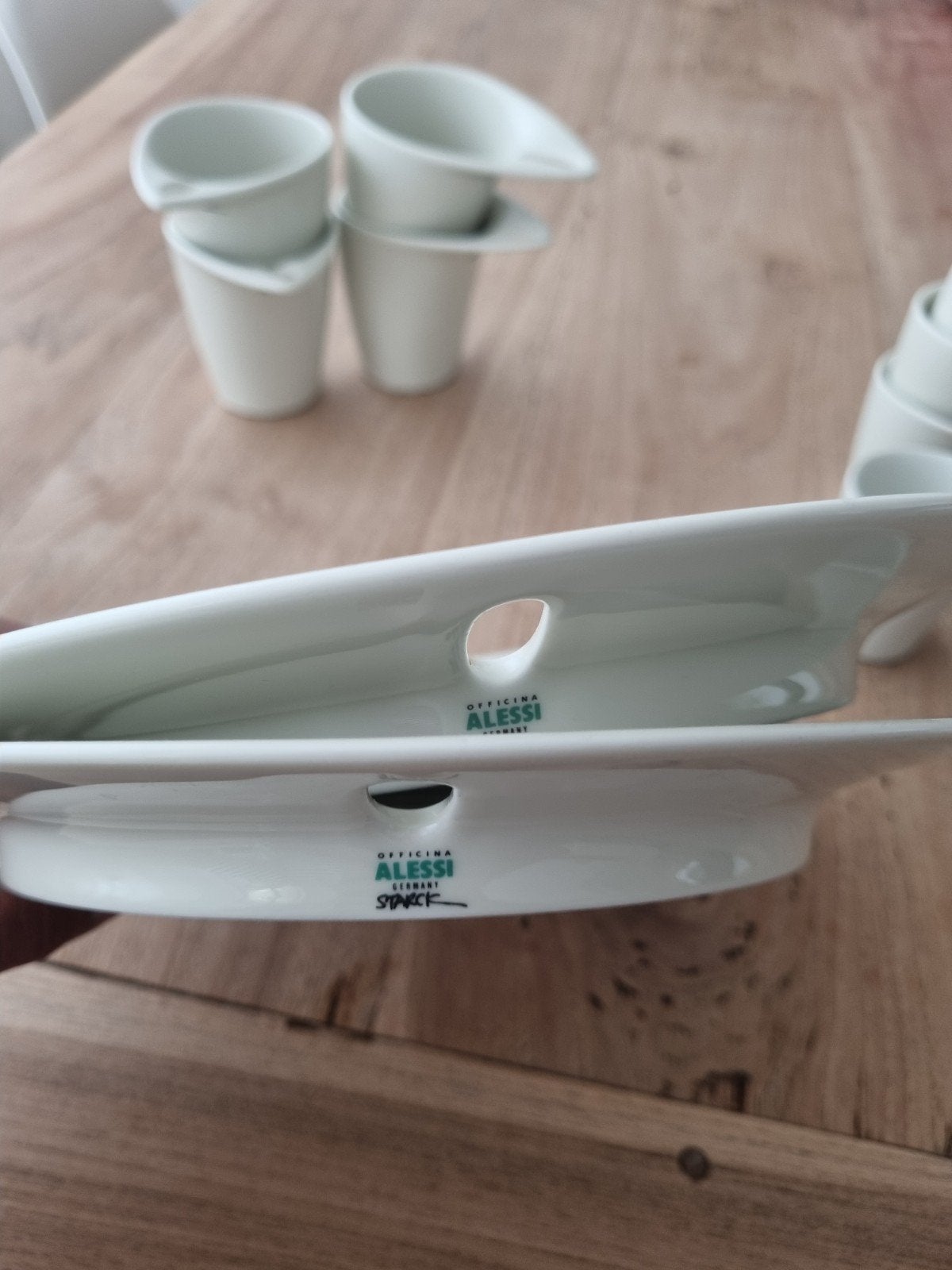 Alessi Faitoo servies en ophangrek, Ophalen, Porselein, Overige stijlen