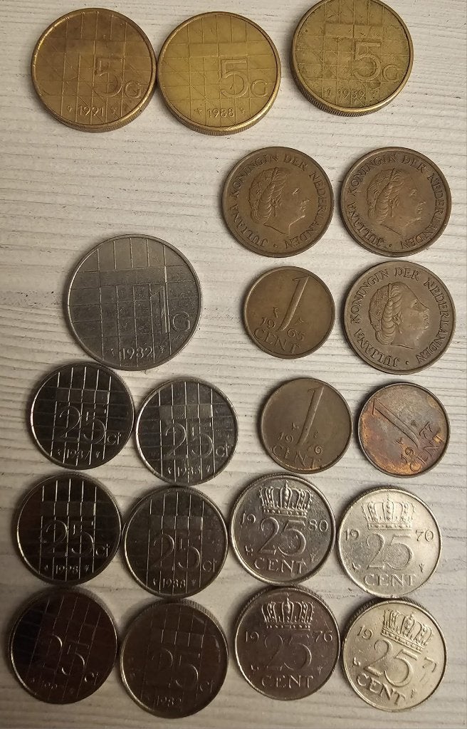 Nederlandse Gulden & Cent munten, Postzegels en Munten, Munten | Nederland, Ophalen of Verzenden, Koningin Juliana, Setje