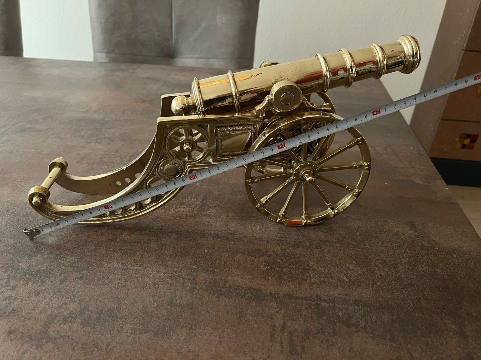 Decoratief Messing Kanon - Vintage Stijl, Ophalen