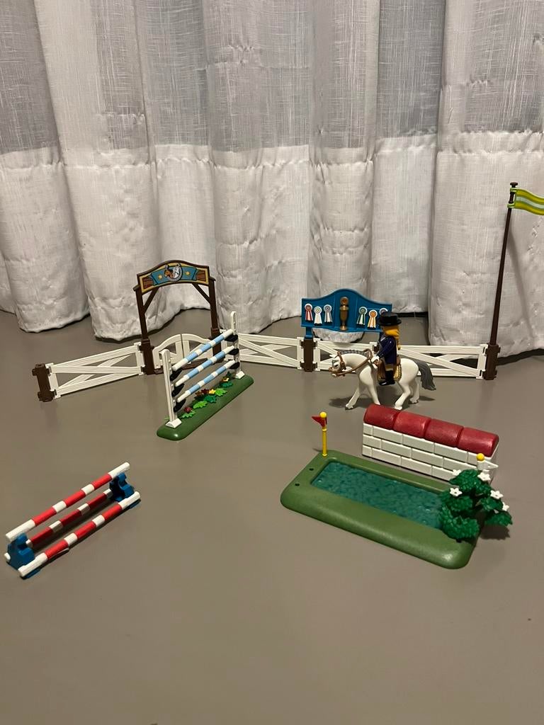 Incomplete Playmobil Springwedstrijd Set, Ophalen of Verzenden, Gebruikt