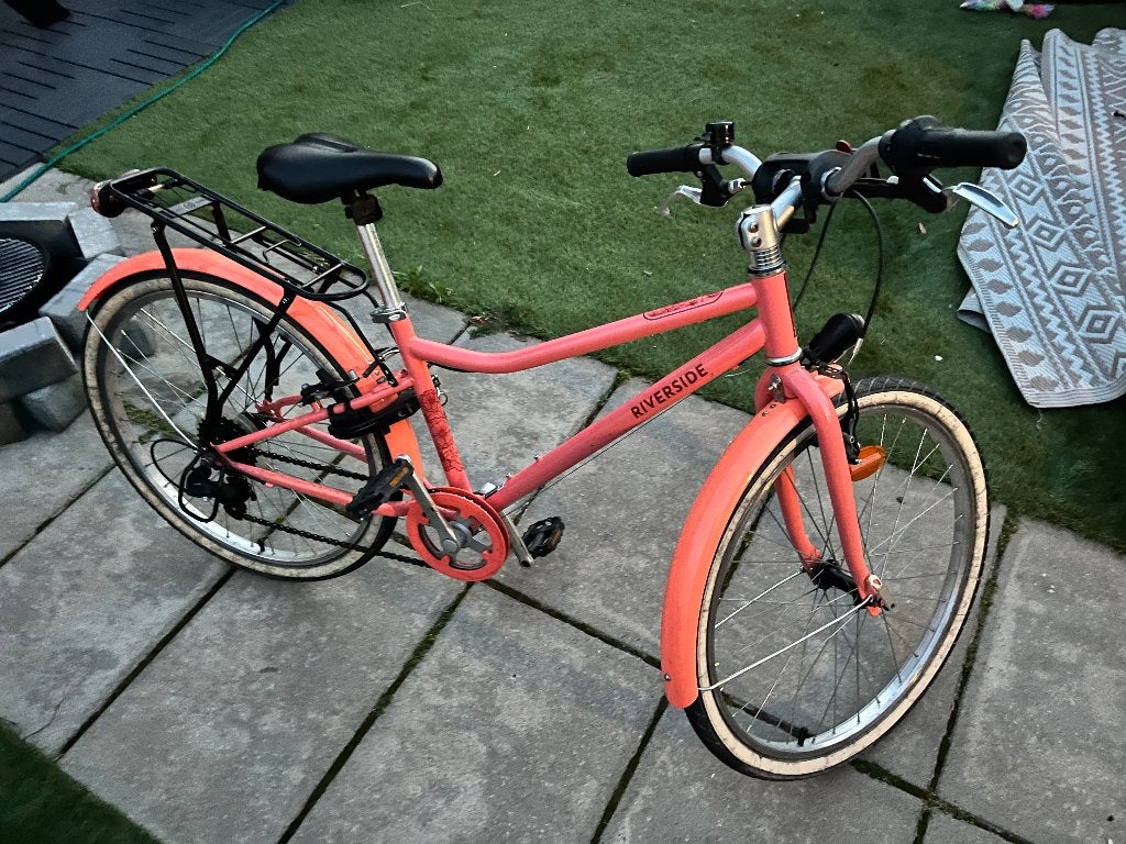 Meisjes fiets, Fietsen en Brommers, Ophalen, 22 inch, Gebruikt, Versnellingen