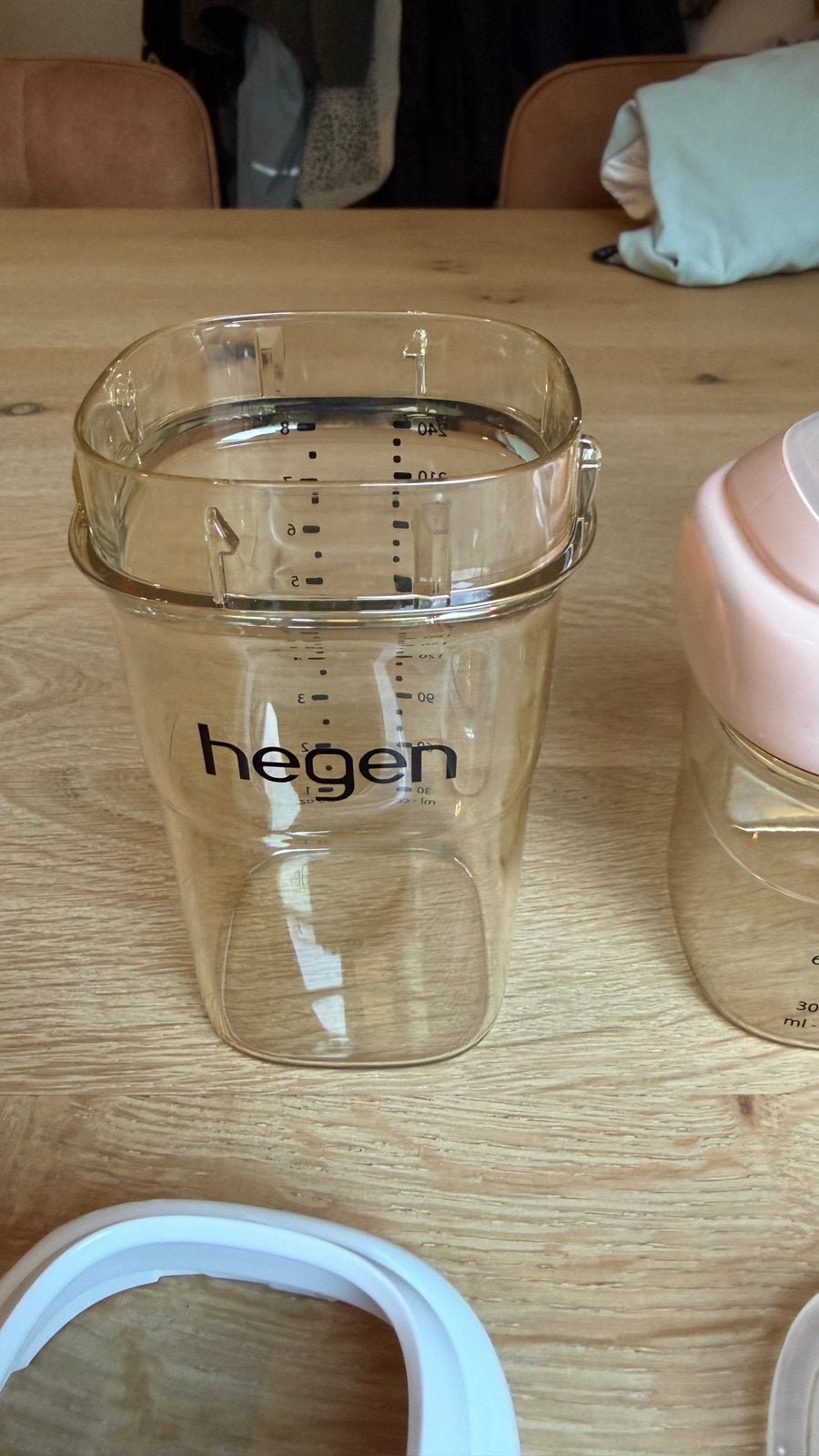 Hegen flessen, Ophalen of Verzenden, Zo goed als nieuw, Babyfles