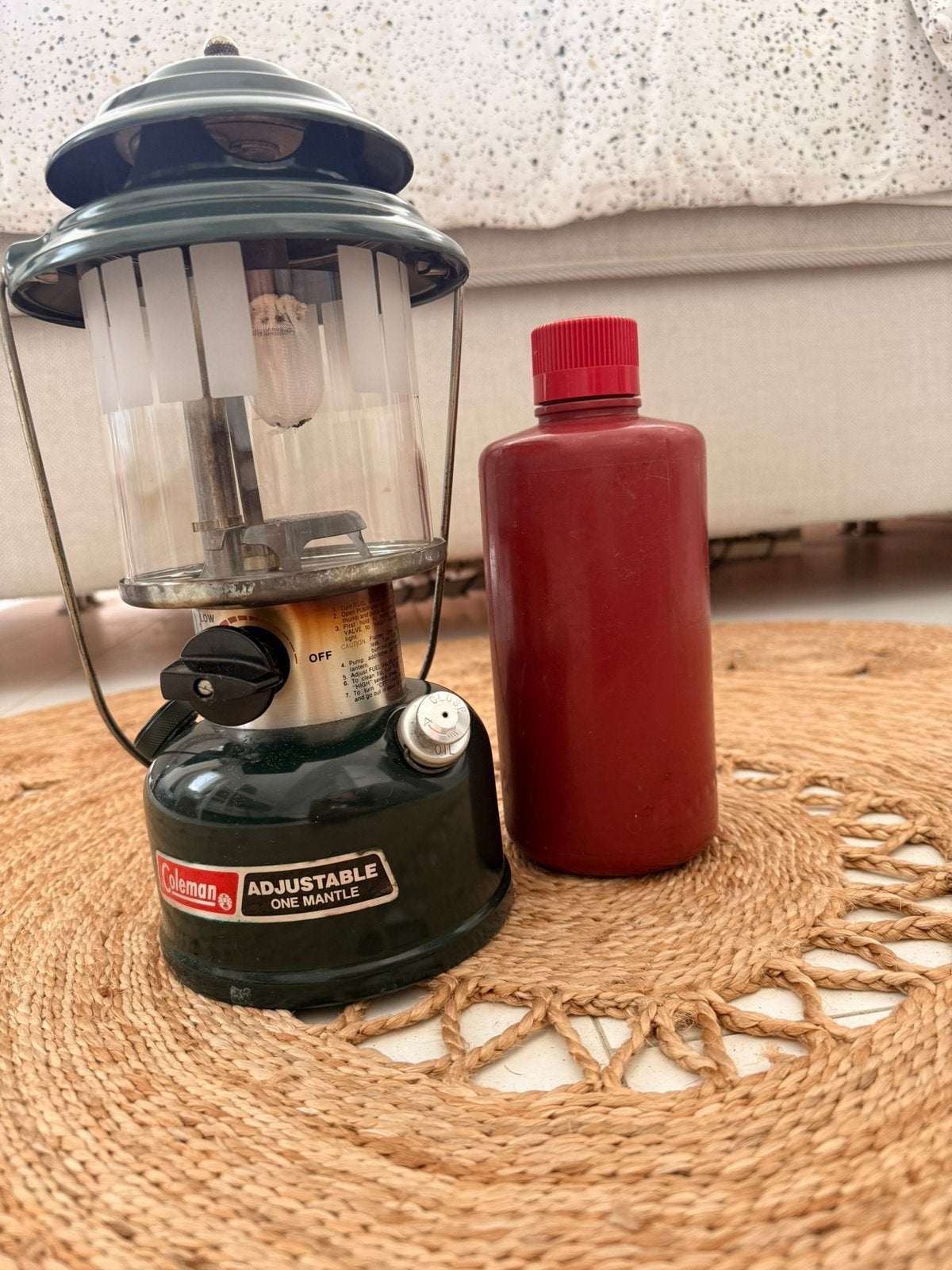 Coleman buitenlamp - Vintage kampeerlamp, Ophalen of Verzenden, Gebruikt