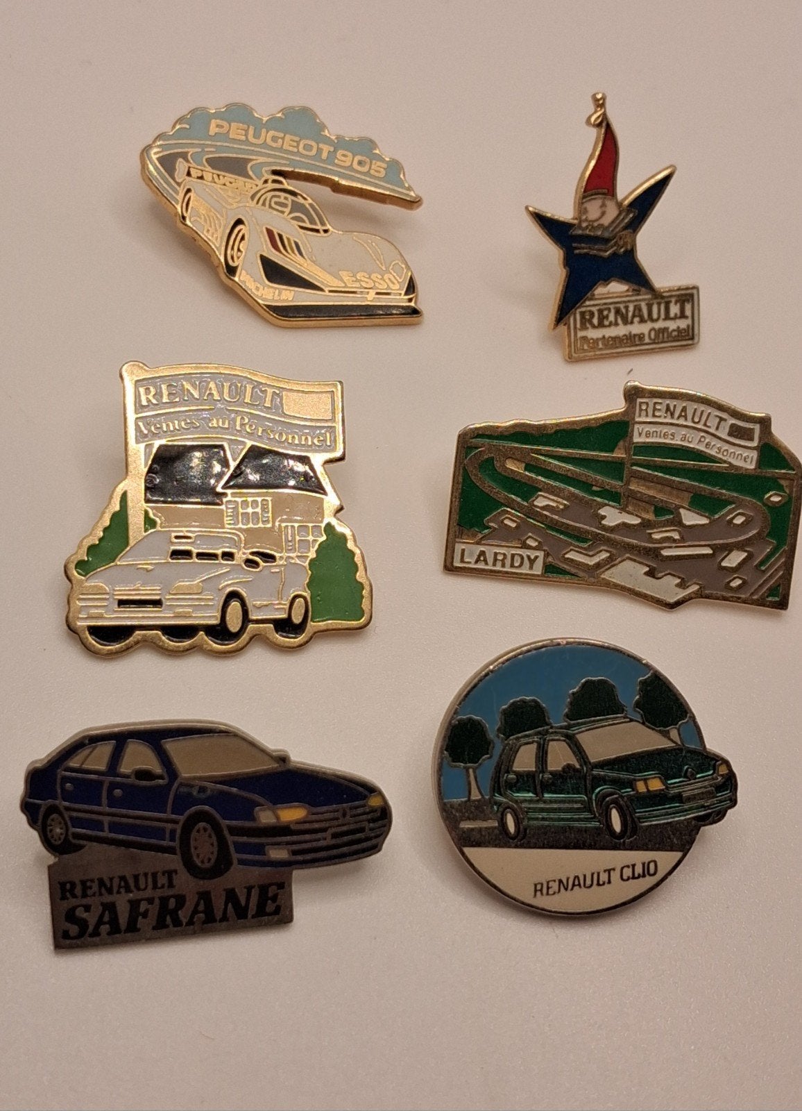 6x Renault pins - diverse modellen en edities, Verzamelen, Ophalen of Verzenden