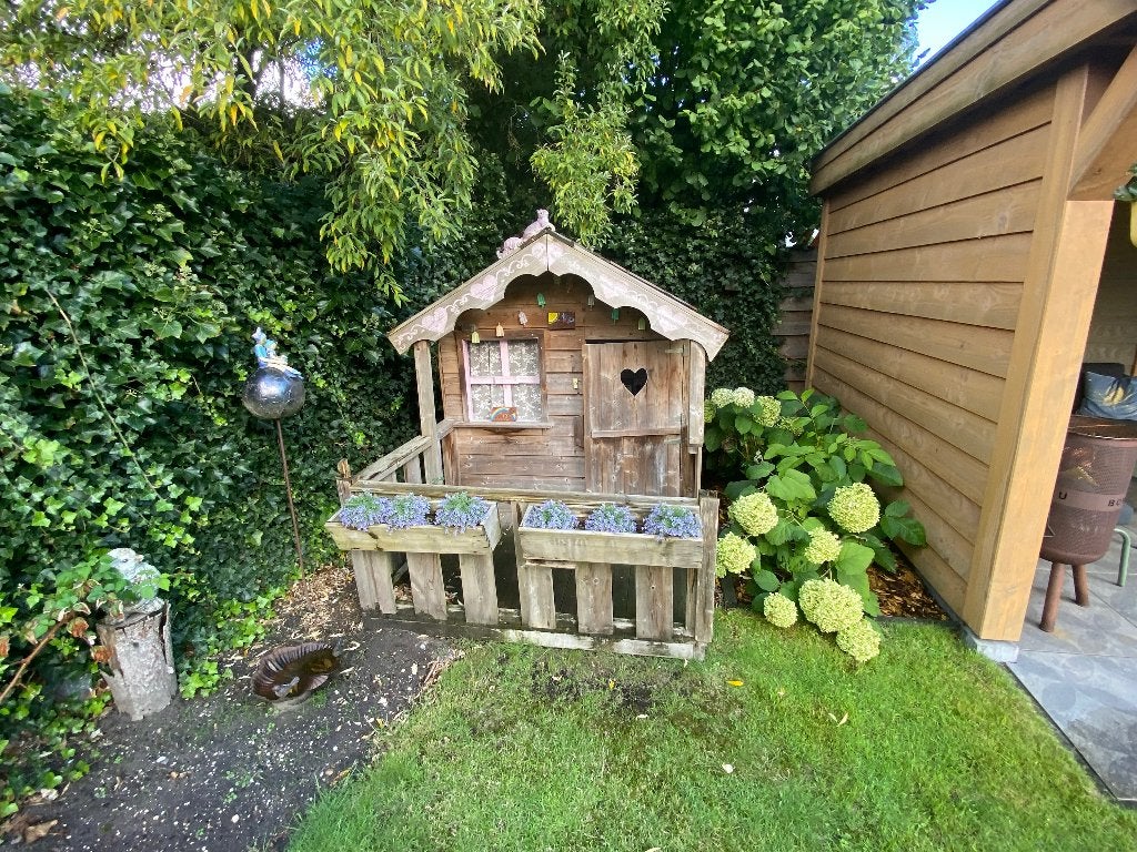 Houten speelhuisje voor buiten, Kinderen en Baby's, Ophalen, Gebruikt, Hout