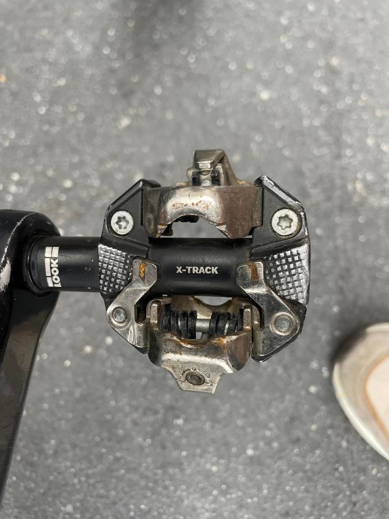 Look X-Track pedalen - Gebruikt, Fietsen en Brommers, Fietsonderdelen, Gebruikt, Crankstel of Pedalen, Aluminium, Mountainbike