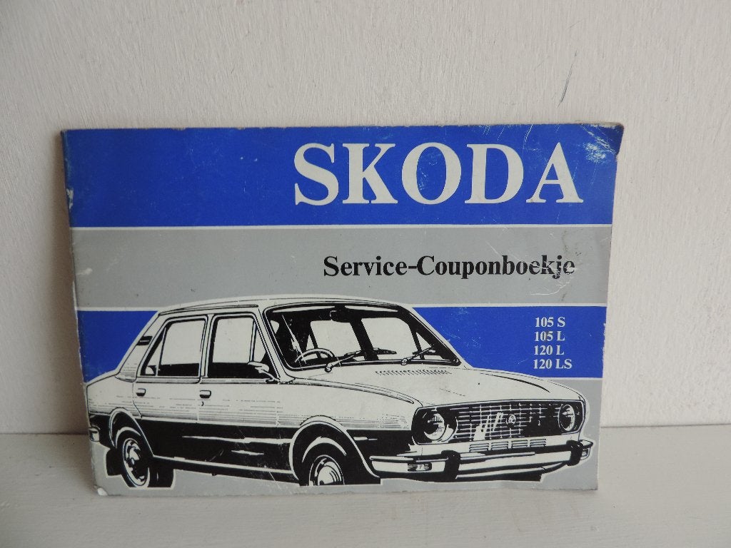 vintage skoda service / coupon boekje, Ophalen of Verzenden