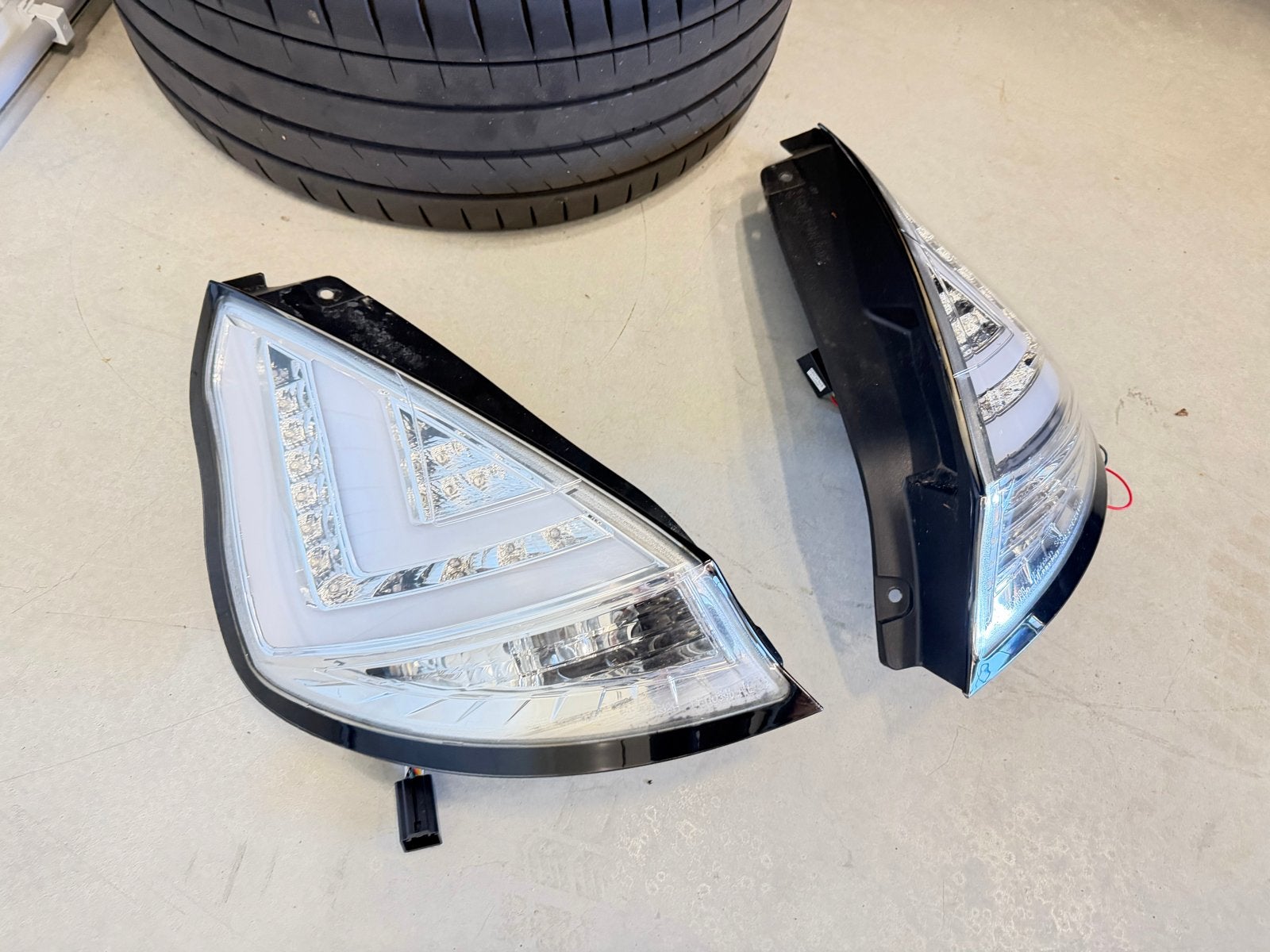 Ford Fiesta witte LED achterlichten (2009-2017), Ophalen of Verzenden, Gebruikt, Ford
