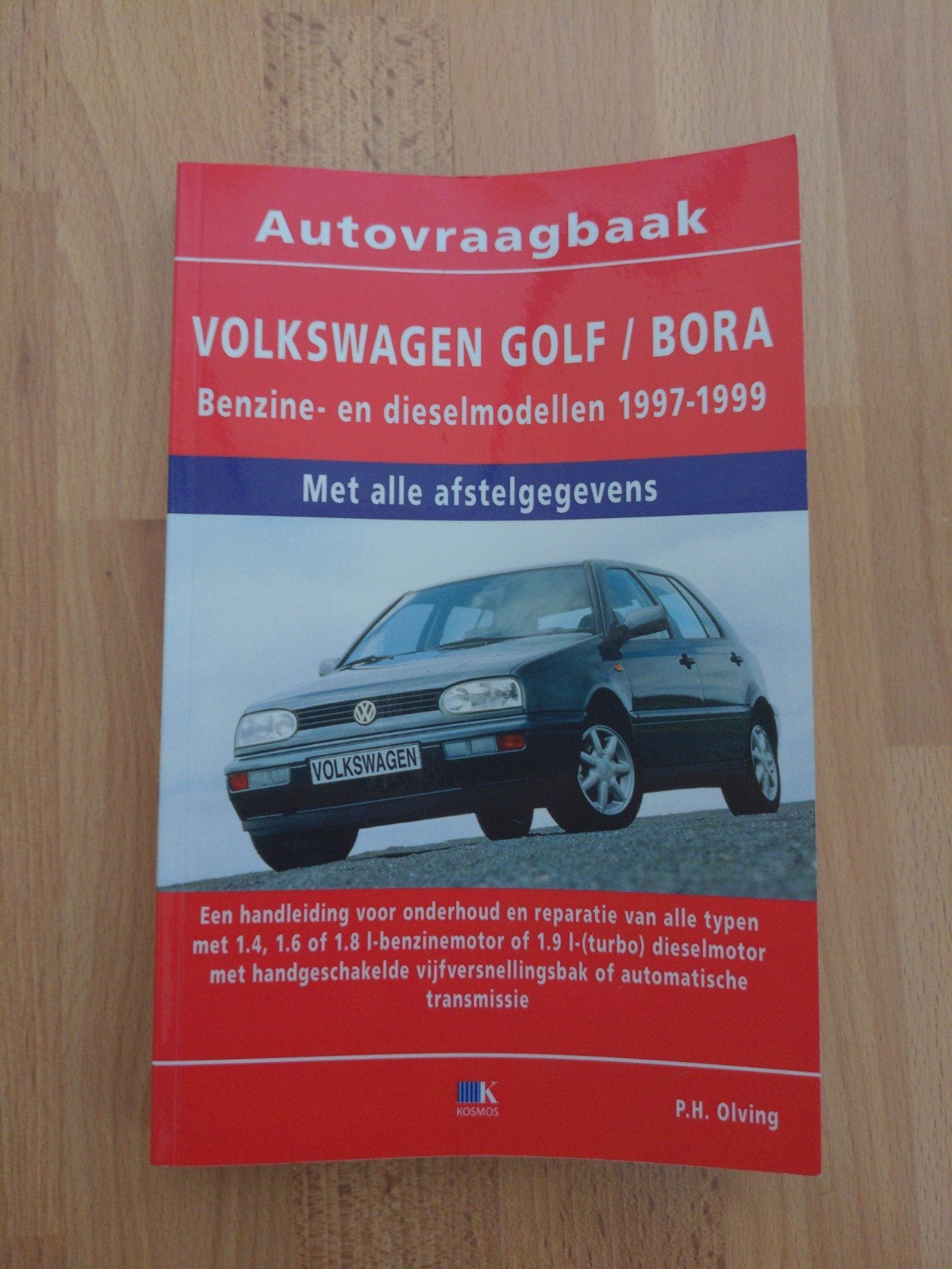 Autovraagbaak Volkswagen Golf / Bora 1997-1999, Ophalen of Verzenden, Gelezen, Volkswagen, P.H. Olving