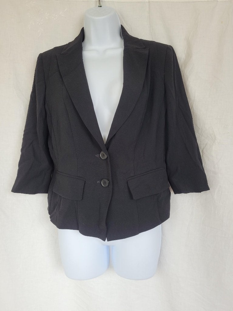 Net zwart jasje 3/4e mouw mt 38 merk Marella, Maat 38/40 (M), ., Zwart, Ophalen of Verzenden
