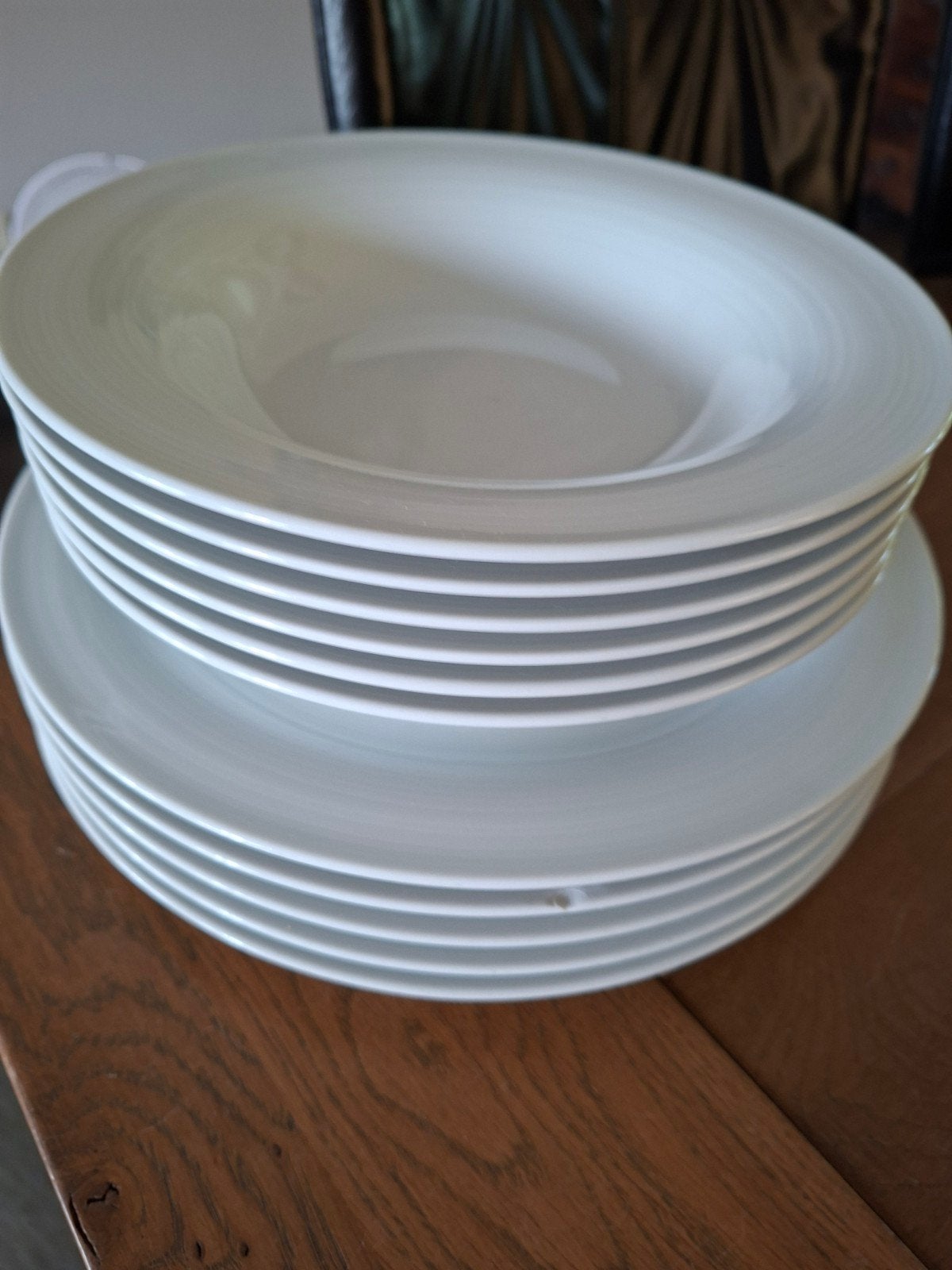 Servies 6 diepe en 5 platte borden Arzberg, Ophalen, Porselein, Overige stijlen, Bord(en)