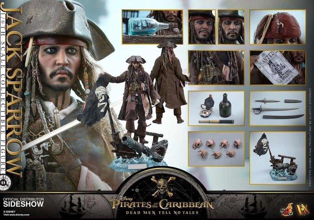 Hot Toys Jack Sparrow 1/6 DX15, Ophalen of Verzenden, Nieuw, Pop