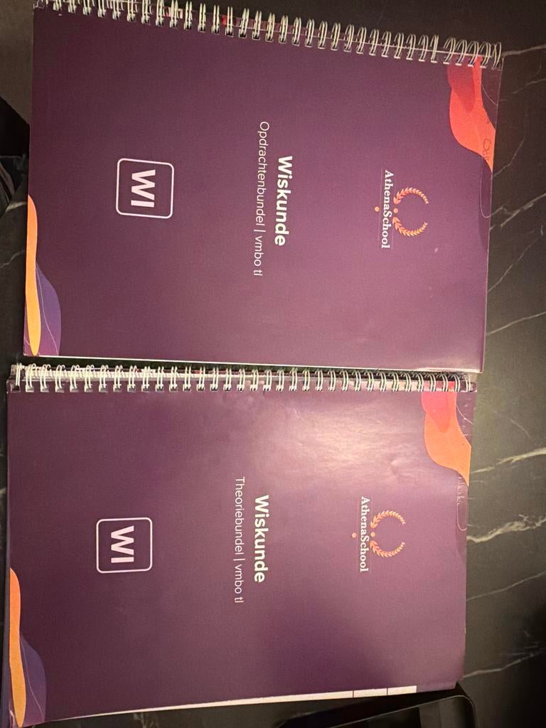 Wiskunde Opdrachten- en Theoriebundel VMBO T1 AthenaSchool, Boeken, Ophalen, Gelezen, VMBO, Wiskunde A