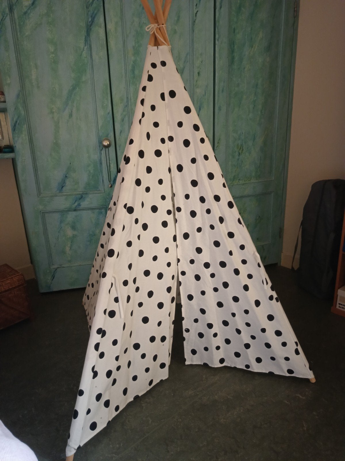 Leuke tipi kindertent van stevig katoen., Kinderen en Baby's, Speelgoed | Buiten | Speelhuisjes, Hout, Ophalen