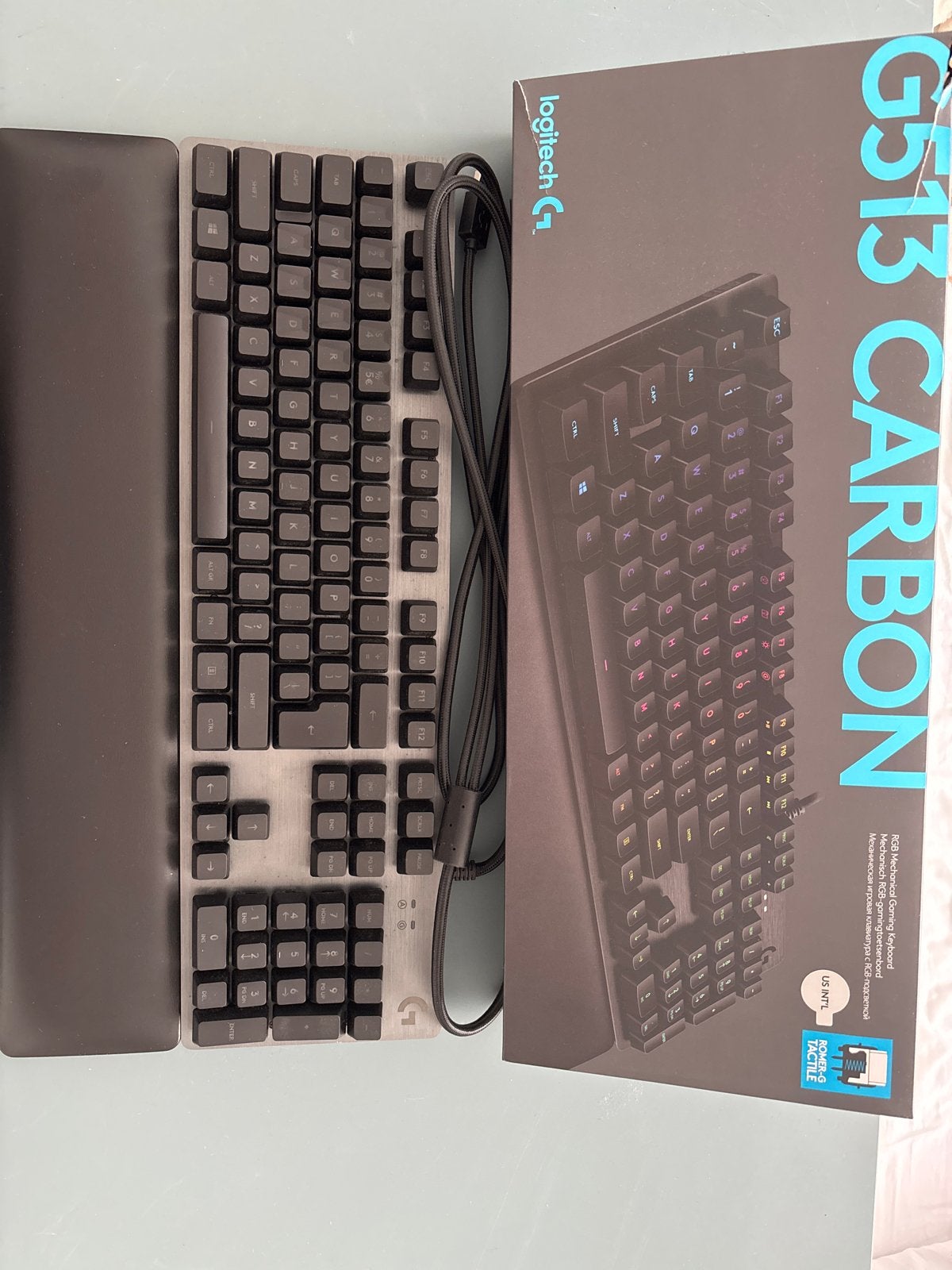 Logitech G513 Carbon RGB, Computers en Software, Ophalen, Ergonomisch, Zo goed als nieuw, Qwerty