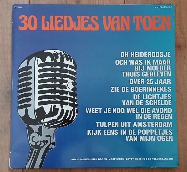 Vinyl 2xLP „30 Liedjes van toen” | MfP 1982 | Annie Palmen, Beschermende buitenhoes, Ophalen of Verzenden, Zo goed als nieuw, Levenslied of Smartlap