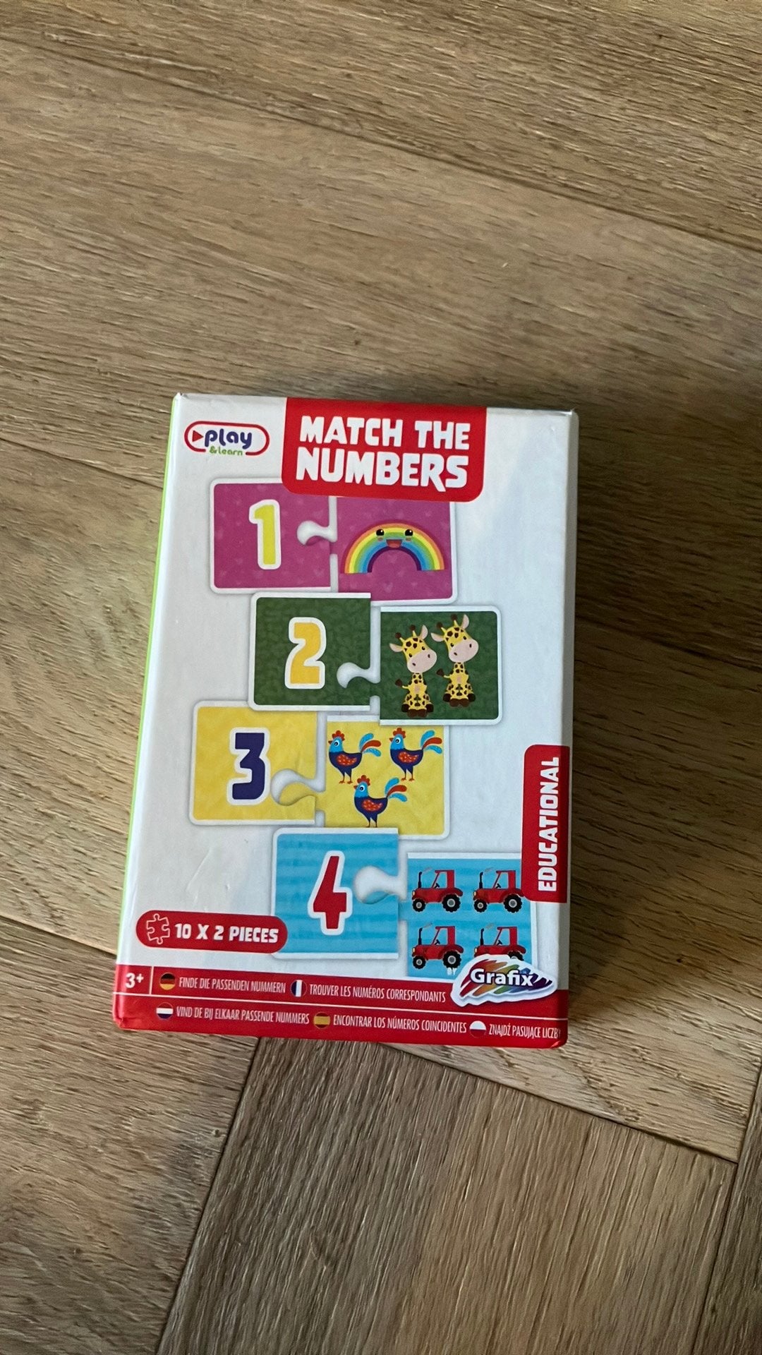 Getallenpuzzel, Ophalen of Verzenden, 10 tot 50 stukjes, Gebruikt, 2 tot 4 jaar