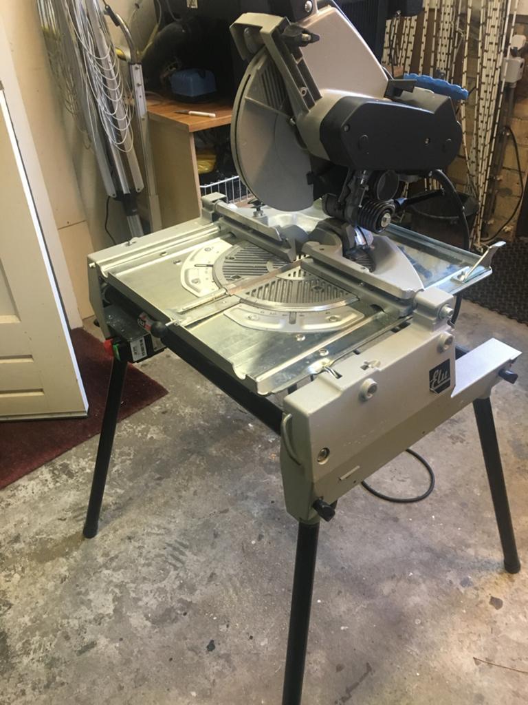Elu flip-Over Zaagmachine - Afkortzaag en Tafelzaag in één, Doe-het-zelf en Verbouw, Gereedschap | Zaagmachines, Ophalen, Gebruikt