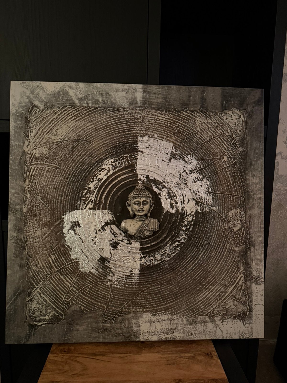 3D schilderij Boeddha, Ophalen