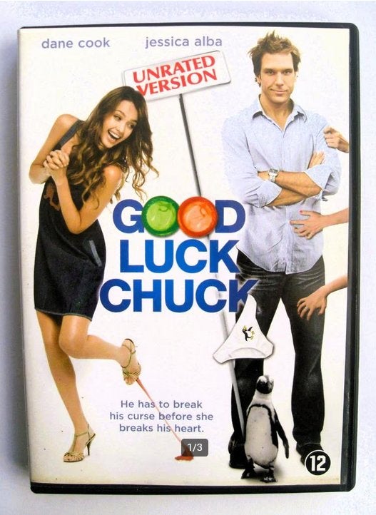 Good Luck Chuck (originele dvd) Jessica Alba, Cd's en Dvd's, Dvd's | Komedie, Zo goed als nieuw, Romantische komedie, Vanaf 12 jaar