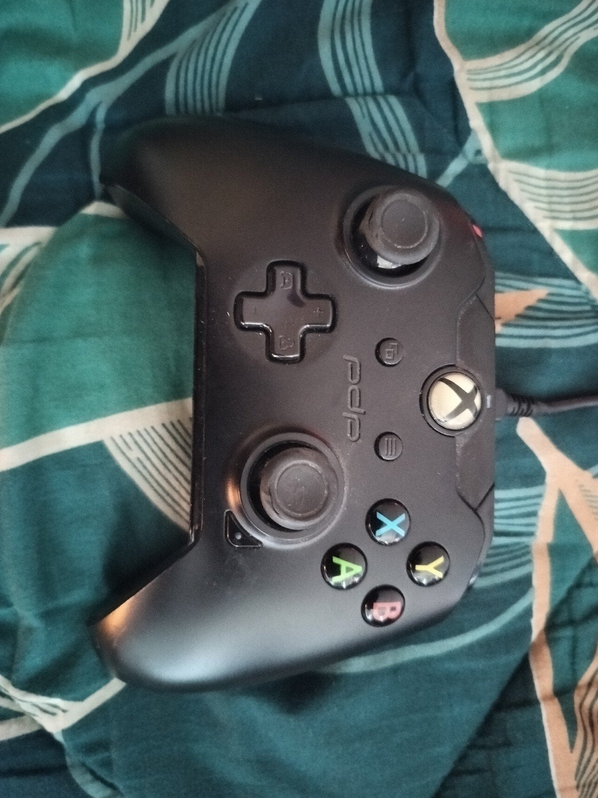 PDP Wired Controller voor Xbox One - Zwart, Gebruikt, Ophalen of Verzenden, Xbox One, Controller