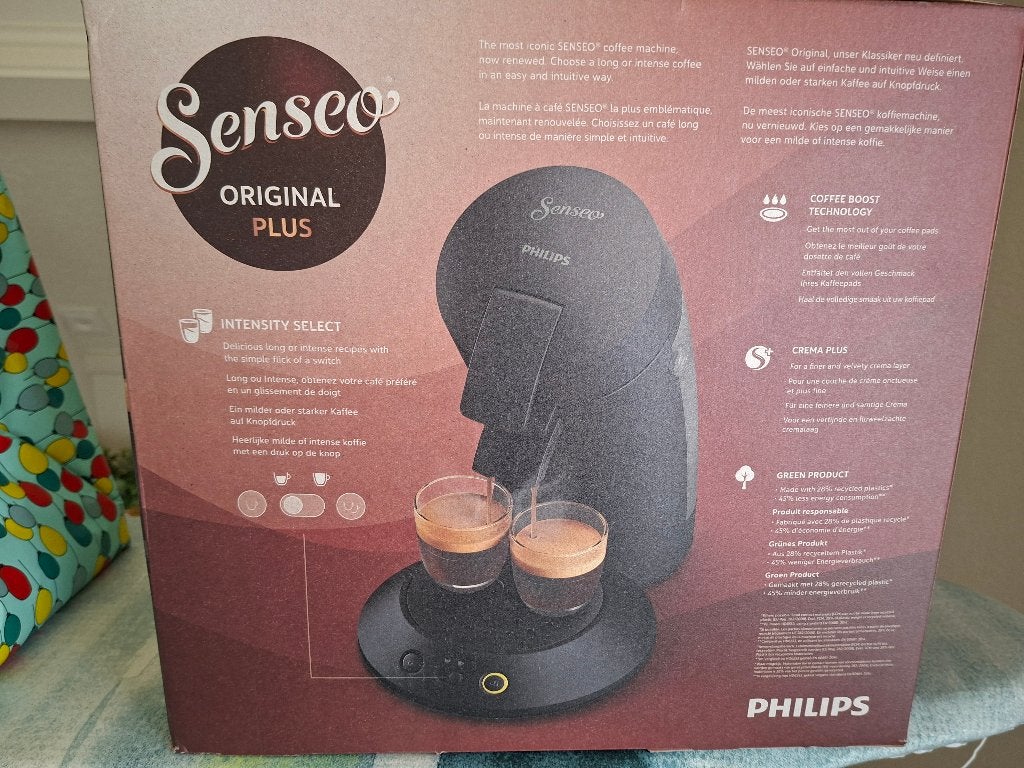 Senseo nieuw in doos, Ophalen, Koffiepads en cups, 4 tot 10 kopjes, Koffiemachine