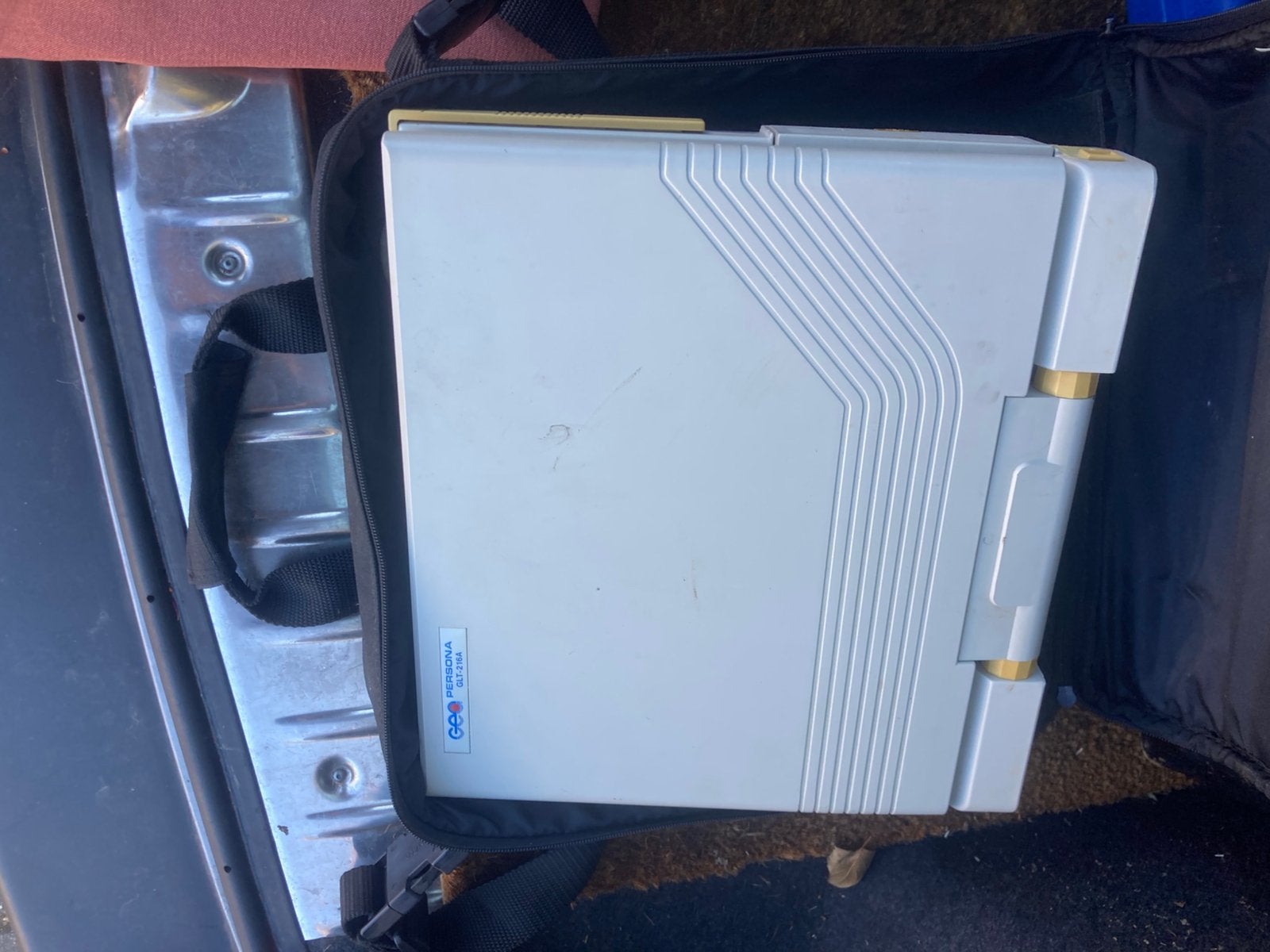 Vintage computer Retro laptop (1992) Geo persona GLT-216A, Ophalen of Verzenden, Zo goed als nieuw, Onbekend