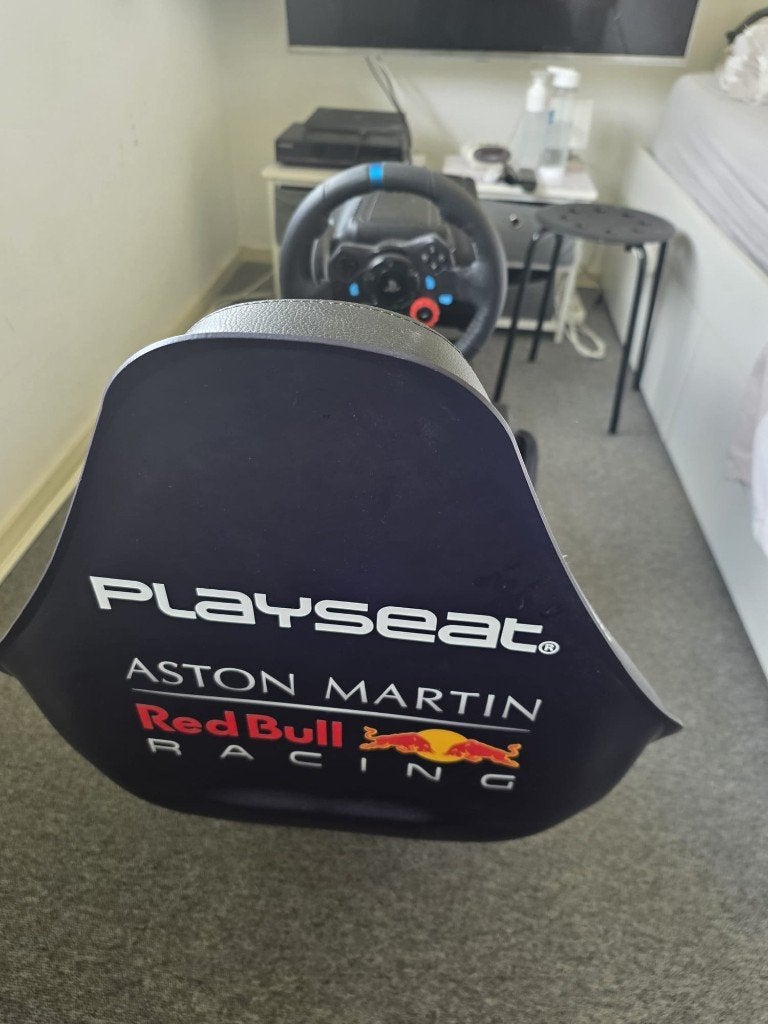 Playseat F1 Red Bull Racing + Logitech G29, Ophalen, Zo goed als nieuw, Playseat of Racestoel