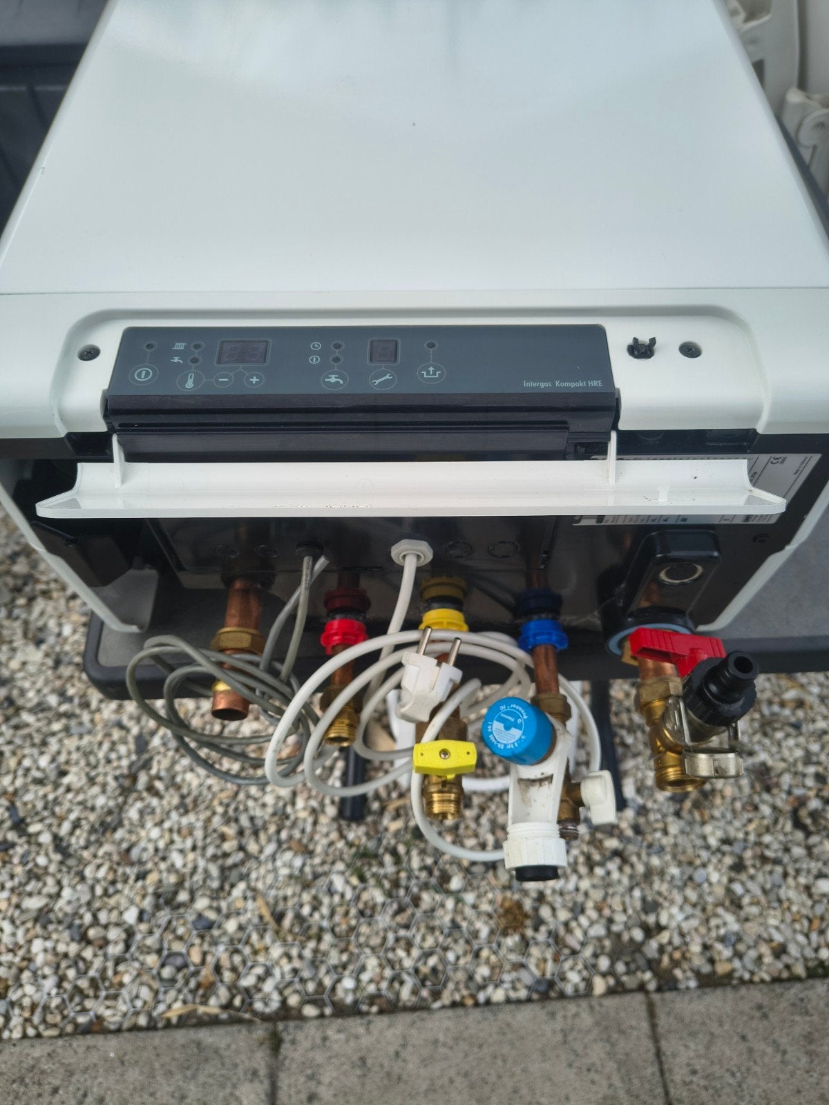 Intergas HRE 24/18 CW3 Propaan, 30 tot 80 cm, Gebruikt, Hoog rendement (Hr), Cv-ketel of Combi-ketel