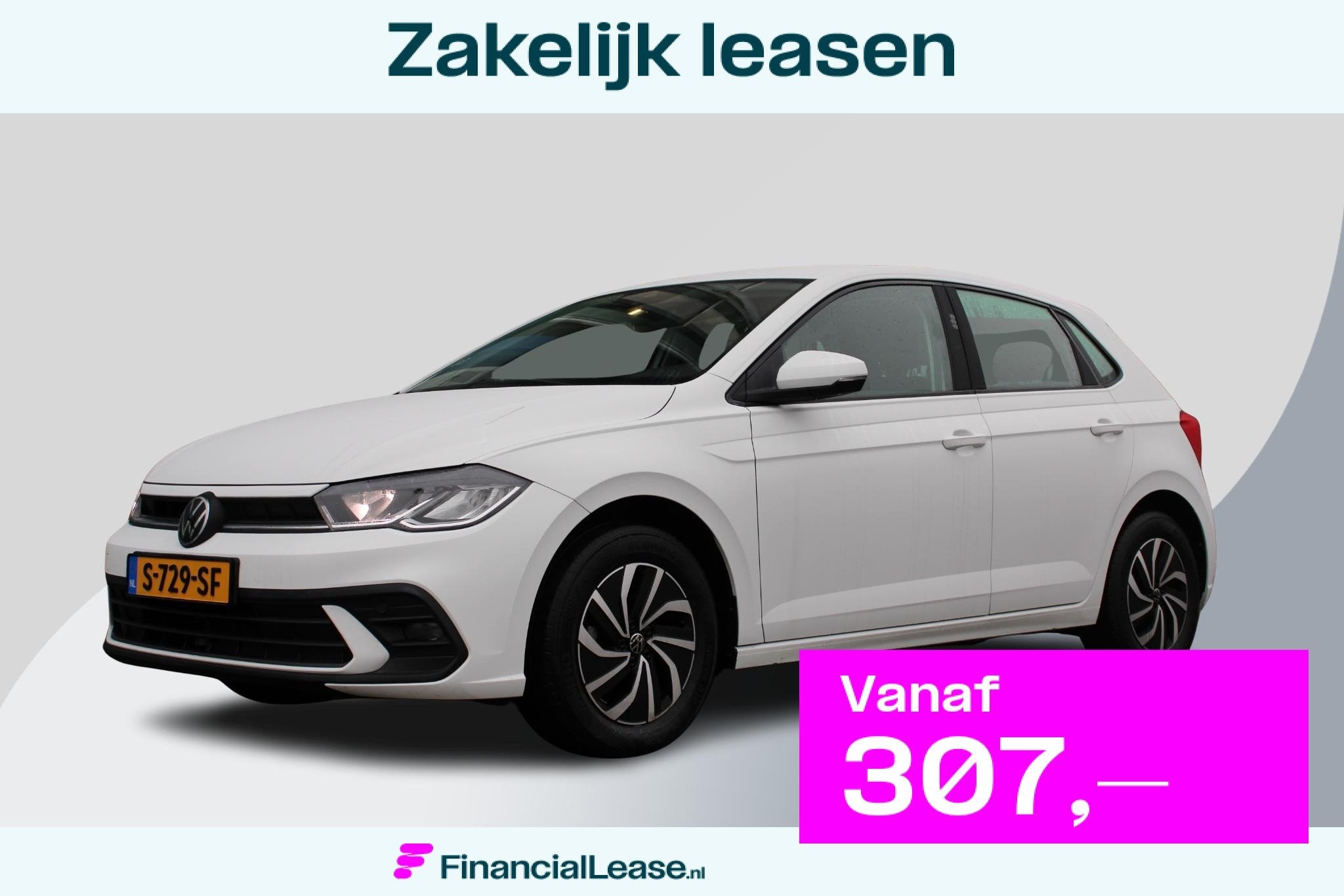 Volkswagen Polo 1.0 TSI Life | Virtual Cockpit| Stoelverwarm, Voorwielaandrijving, Stof, Gebruikt, Bedrijf