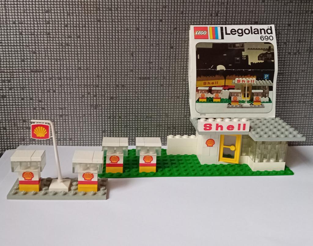 lego legoland 690 shell station 1974, Ophalen of Verzenden, Gebruikt