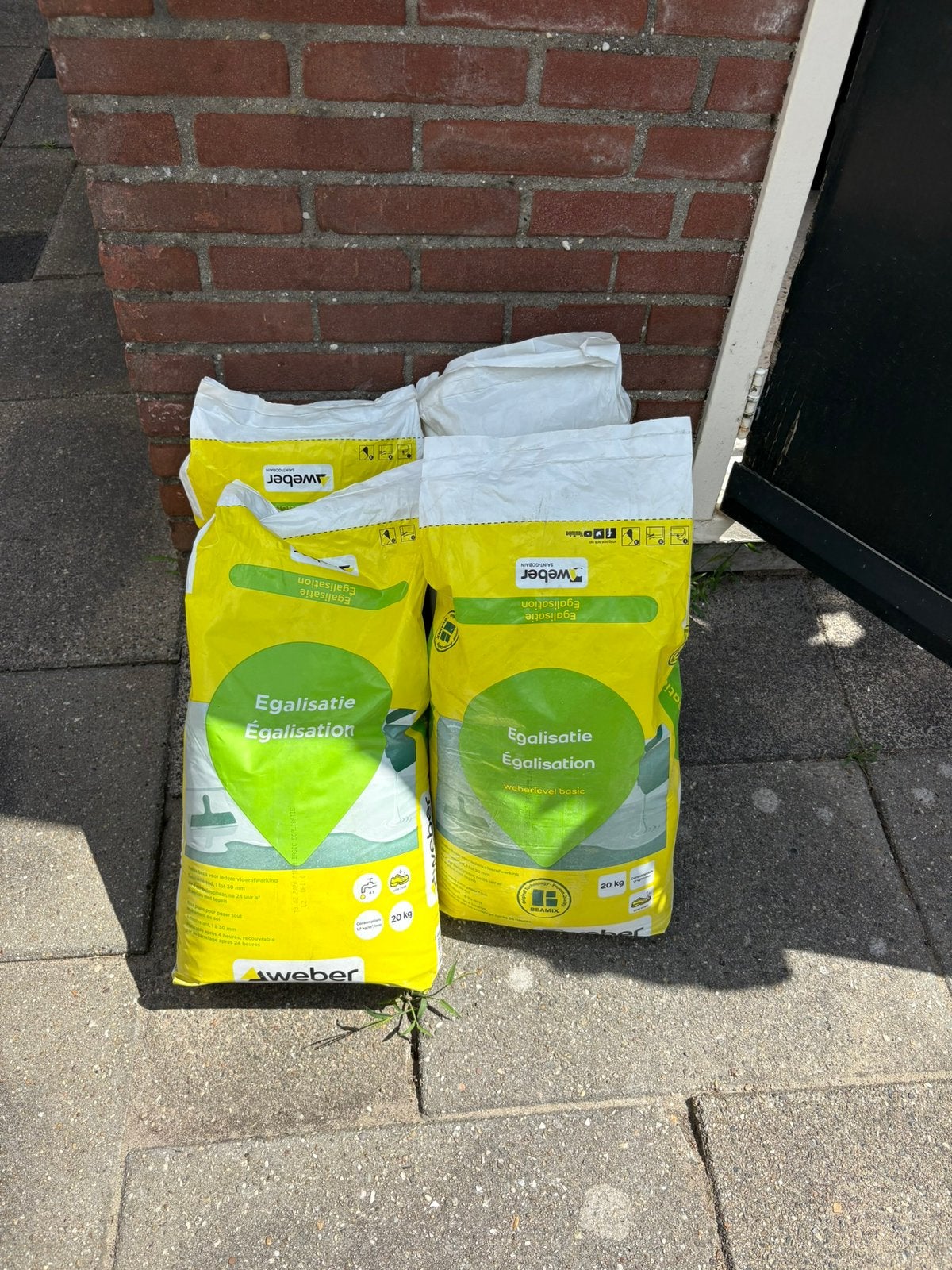 3 zakken egalisatie van 20 kg, Ophalen, Tuinaarde