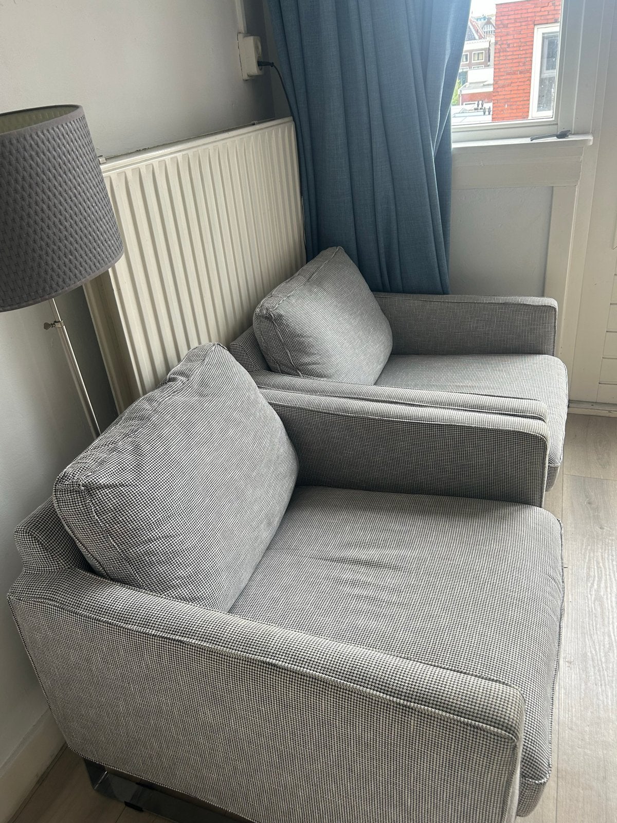 Twee fauteuils, Ophalen, Twee, Zo goed als nieuw, Stof