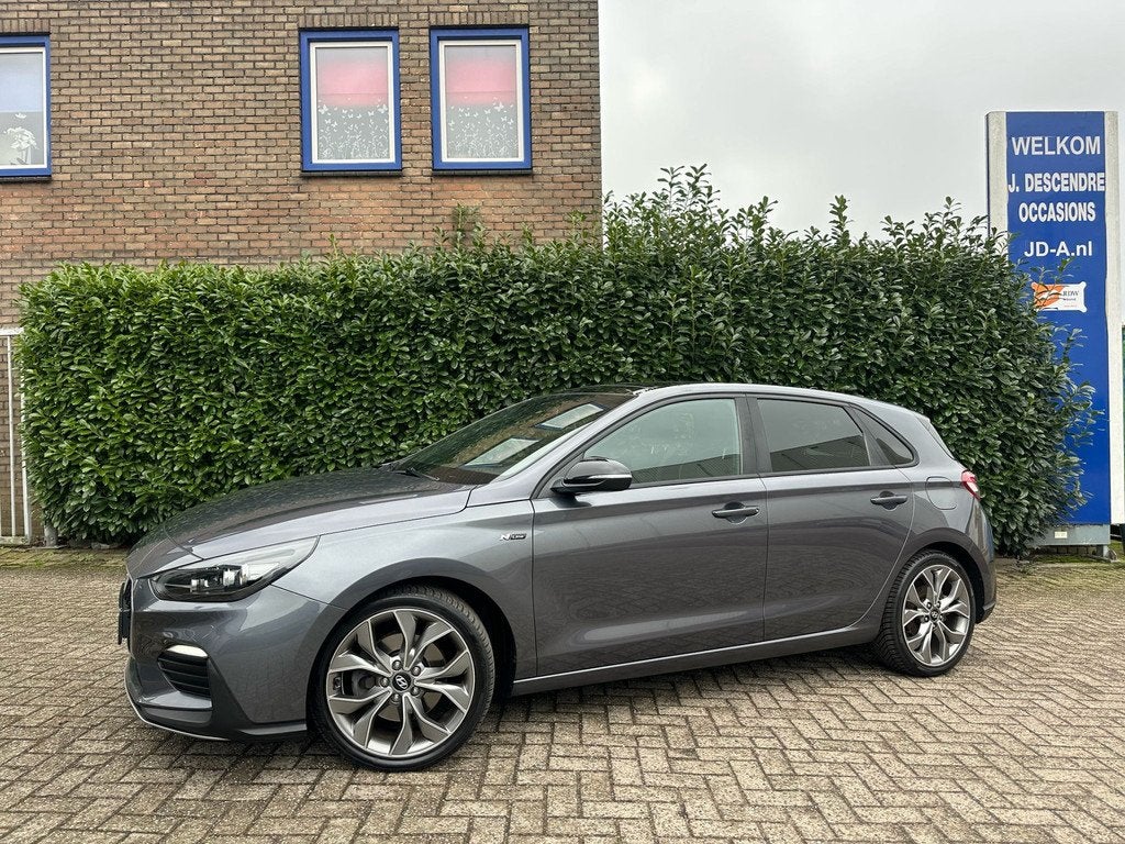 Hyundai i30 1.4 T-GDI N-Line Climate C, Cruise C, Navigatie,, Auto's, Hyundai, 4 cilinders, Met garantie (alle), Leder en Stof