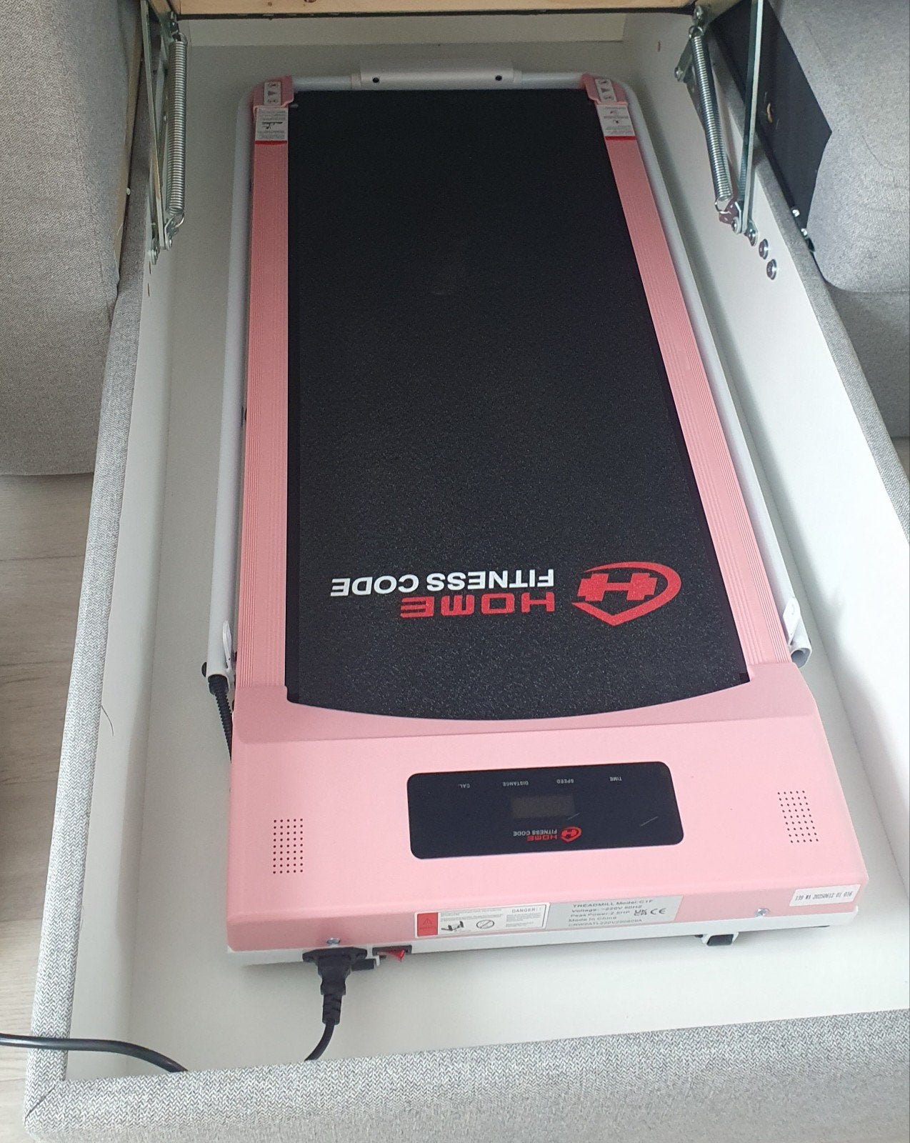 Foto 7 van Loopband Home Fitness Code roze